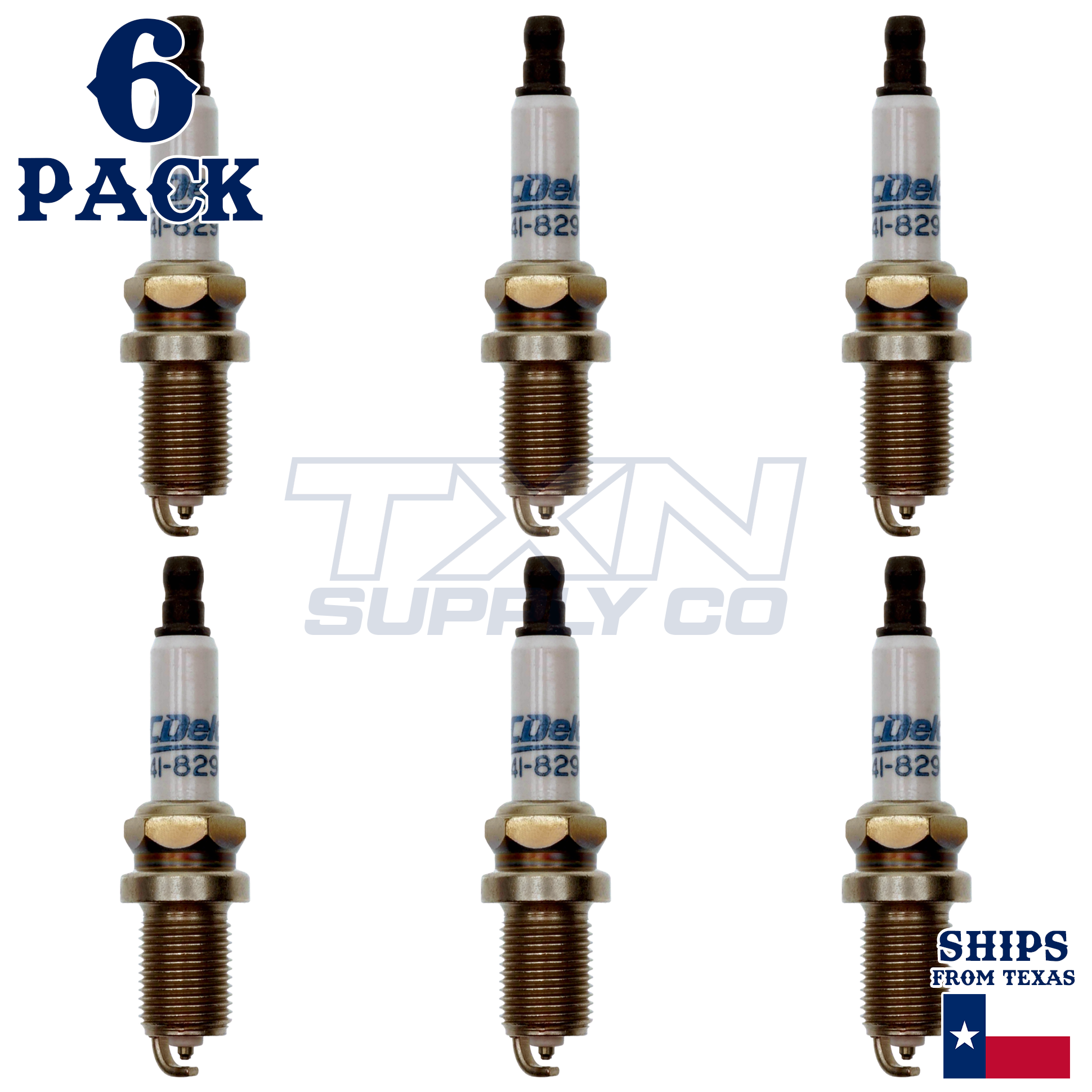 ACDelco 41-829 Spark Plugs 6 Pack