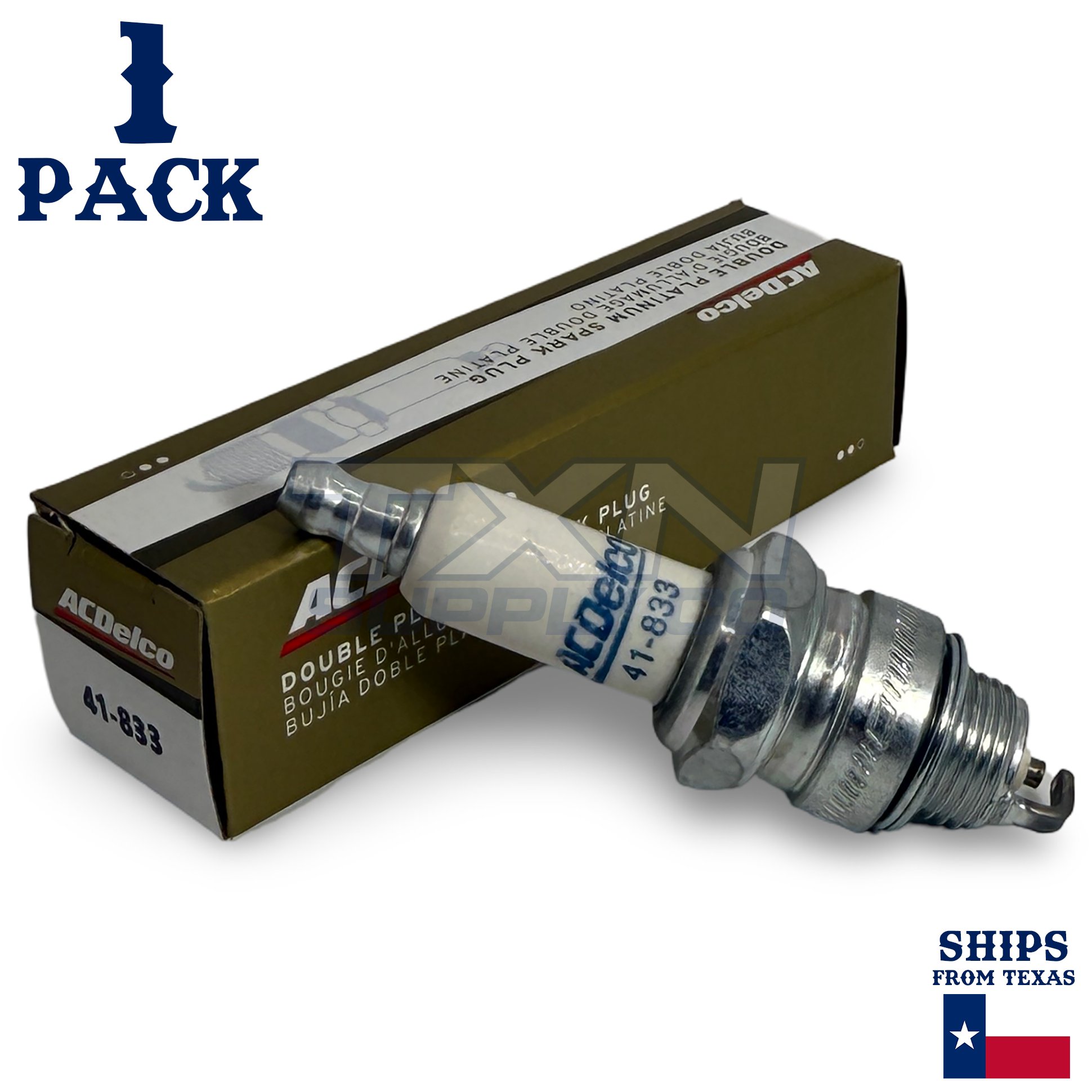 ACDelco 41-833 Spark Plug 1 Pack - Image 1