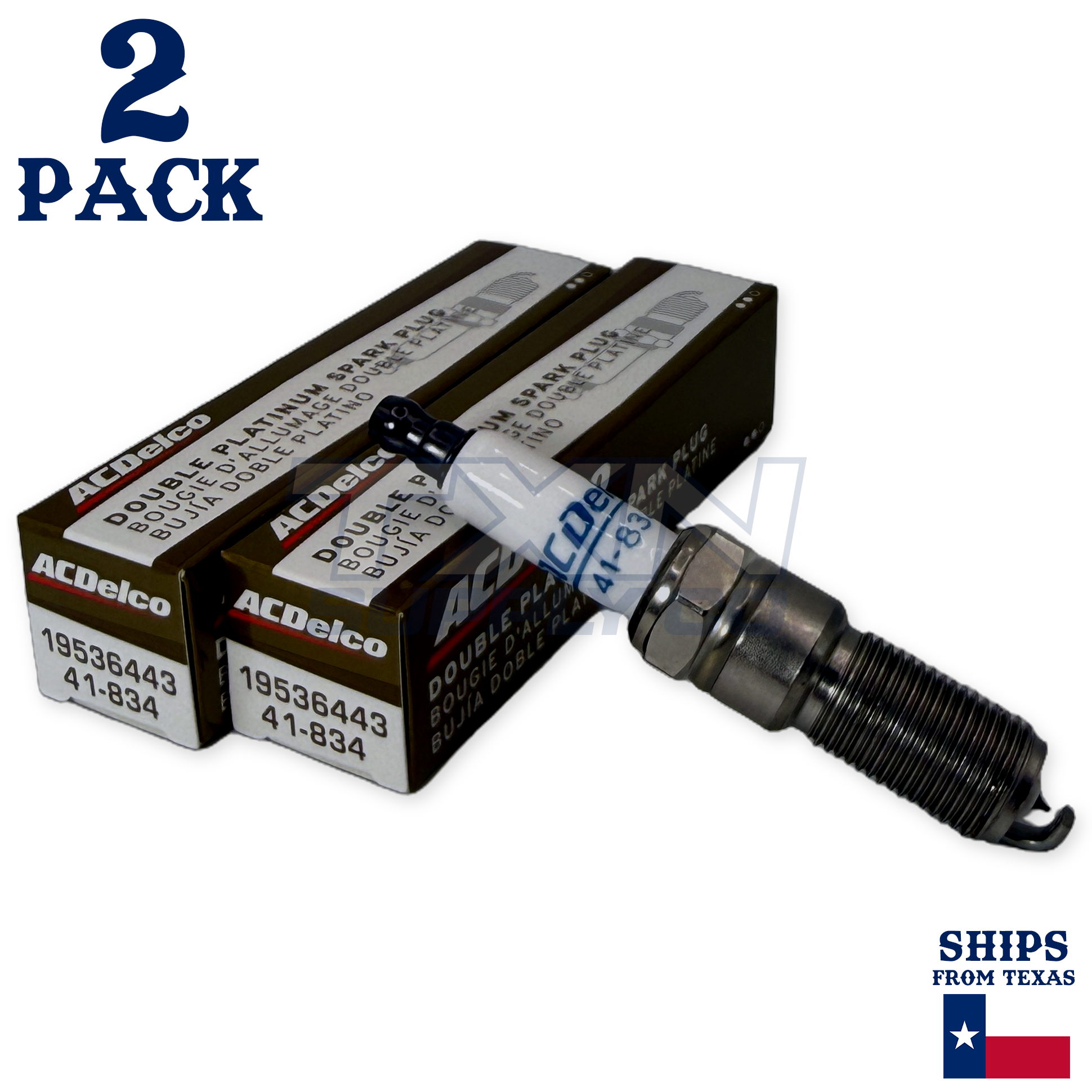 ACDelco 41-834 Spark Plugs 2 Pack