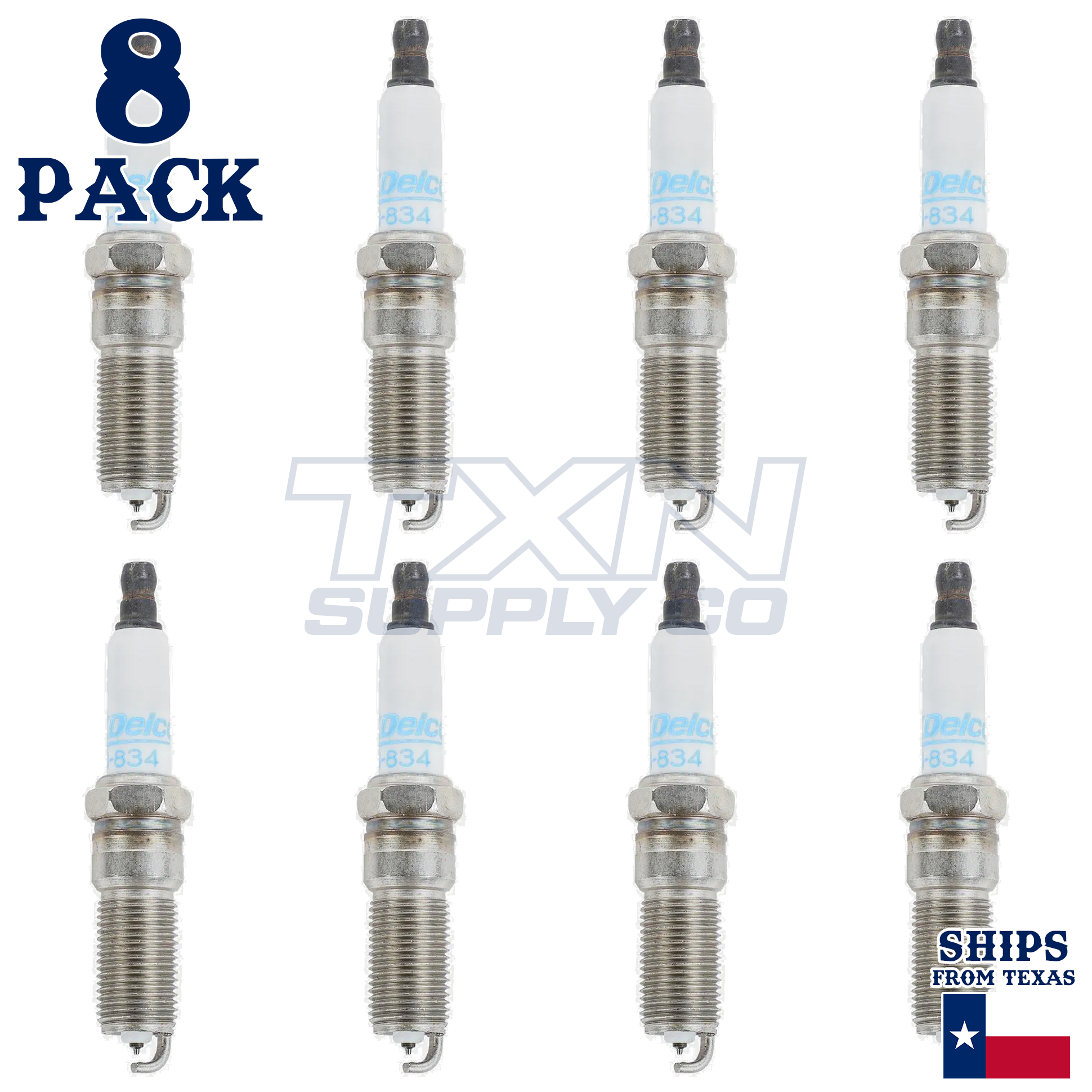 8 Pack ACDelco 41-834 Double Platinum Spark Plugs 2006-2008 for Dodge Charger 5.7L - Image 2