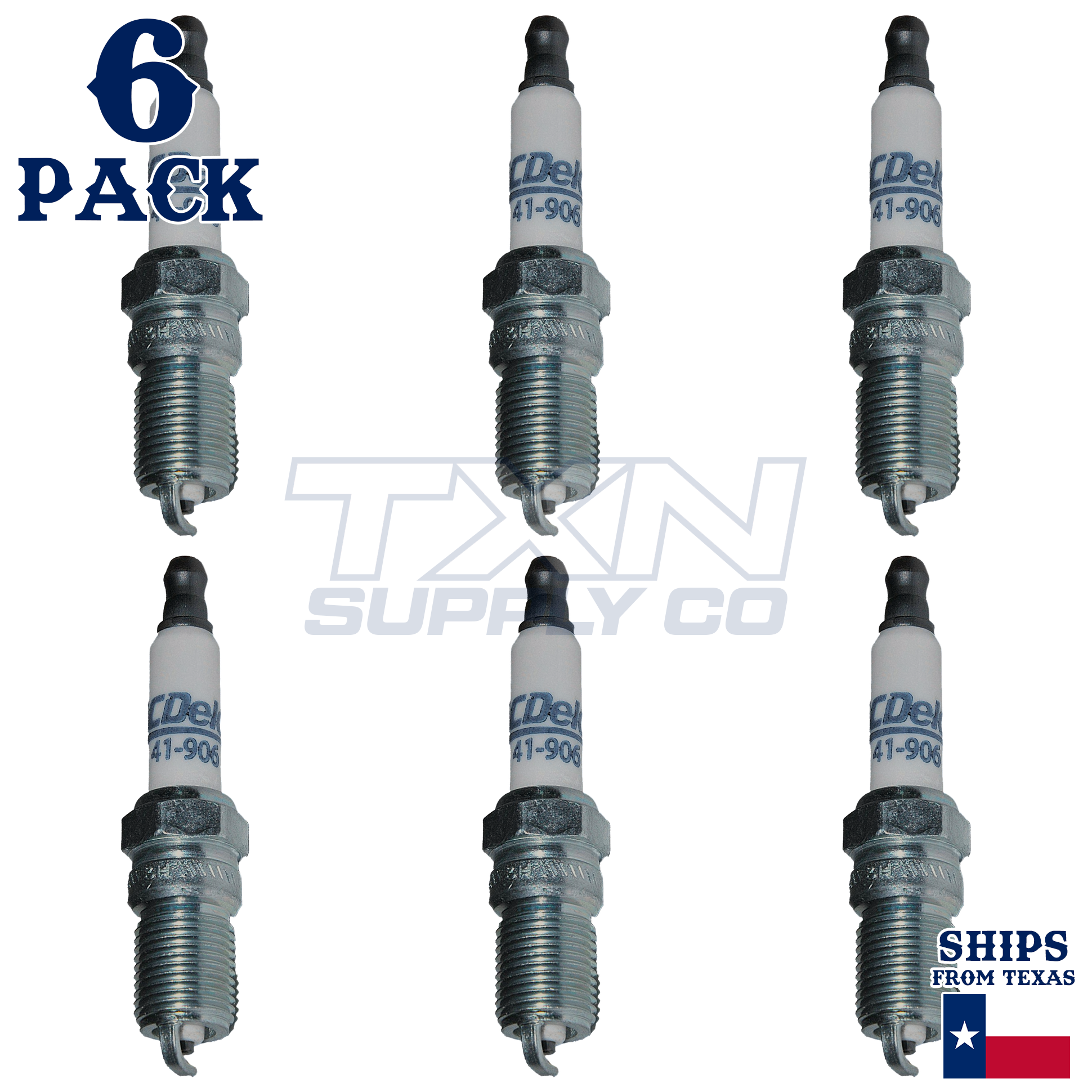 ACDelco 41-906 Spark Plugs 6 Pack