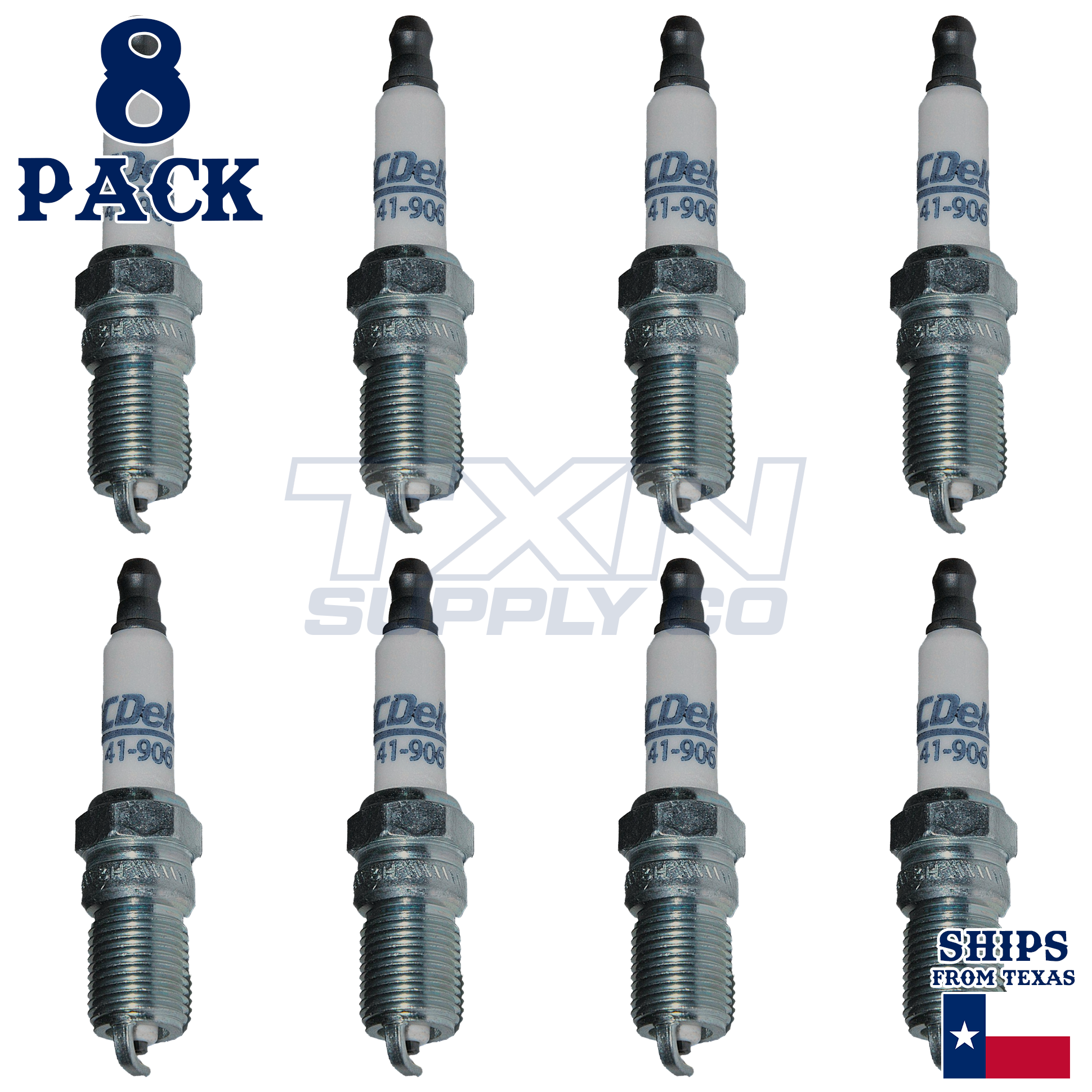 ACDelco 41-906 Spark Plugs 8 Pack