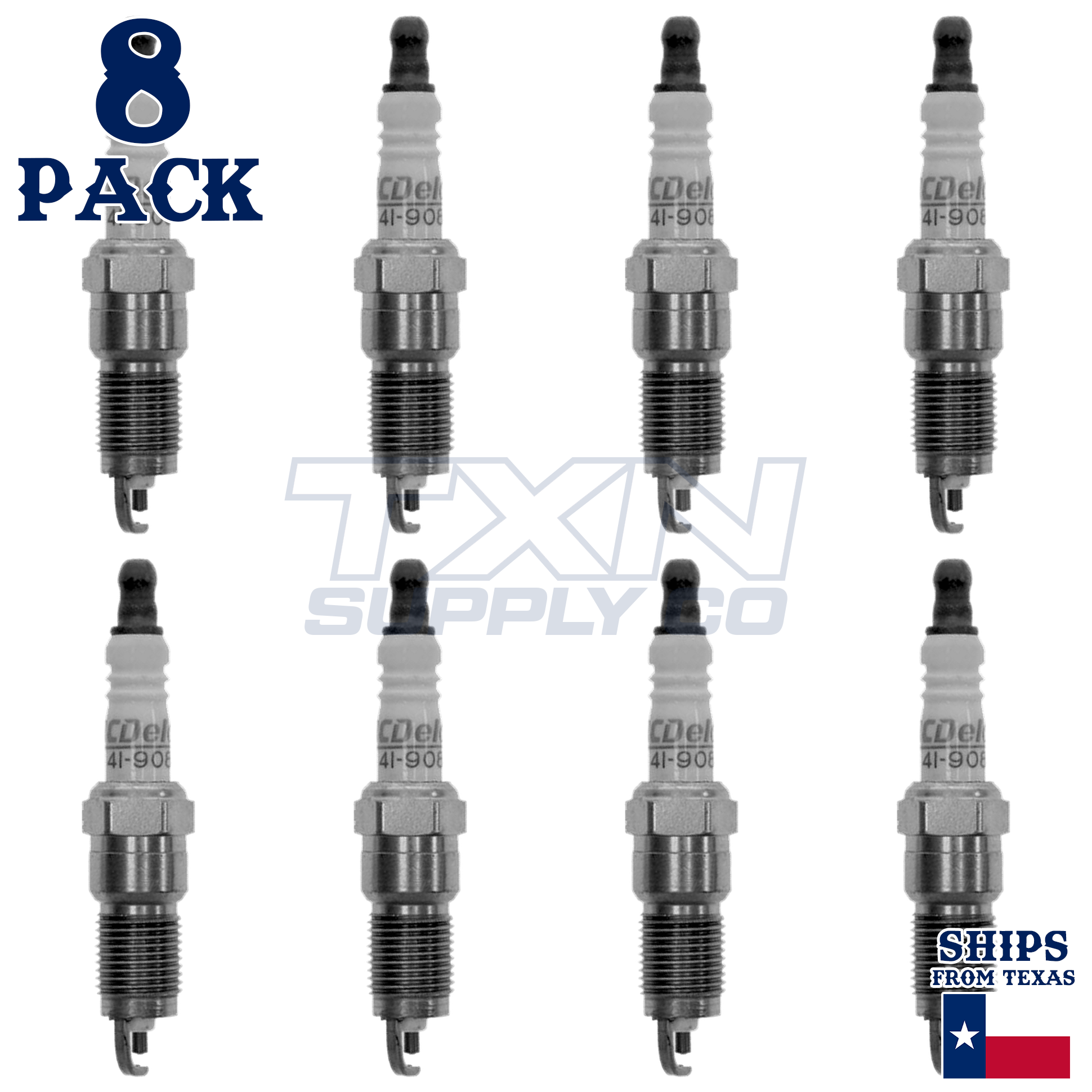 ACDelco 41-908 Spark Plugs 8 Pack