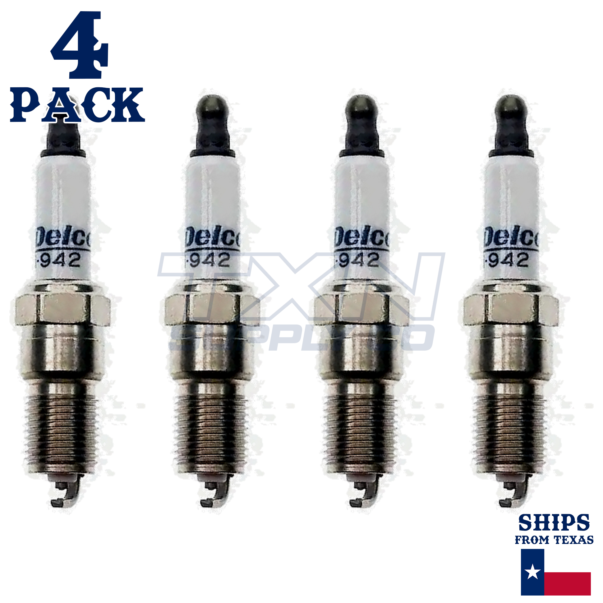 4 Pack Genuine GM ACDelco 41-942 Double Platinum Spark Plug 19300749 - Image 1