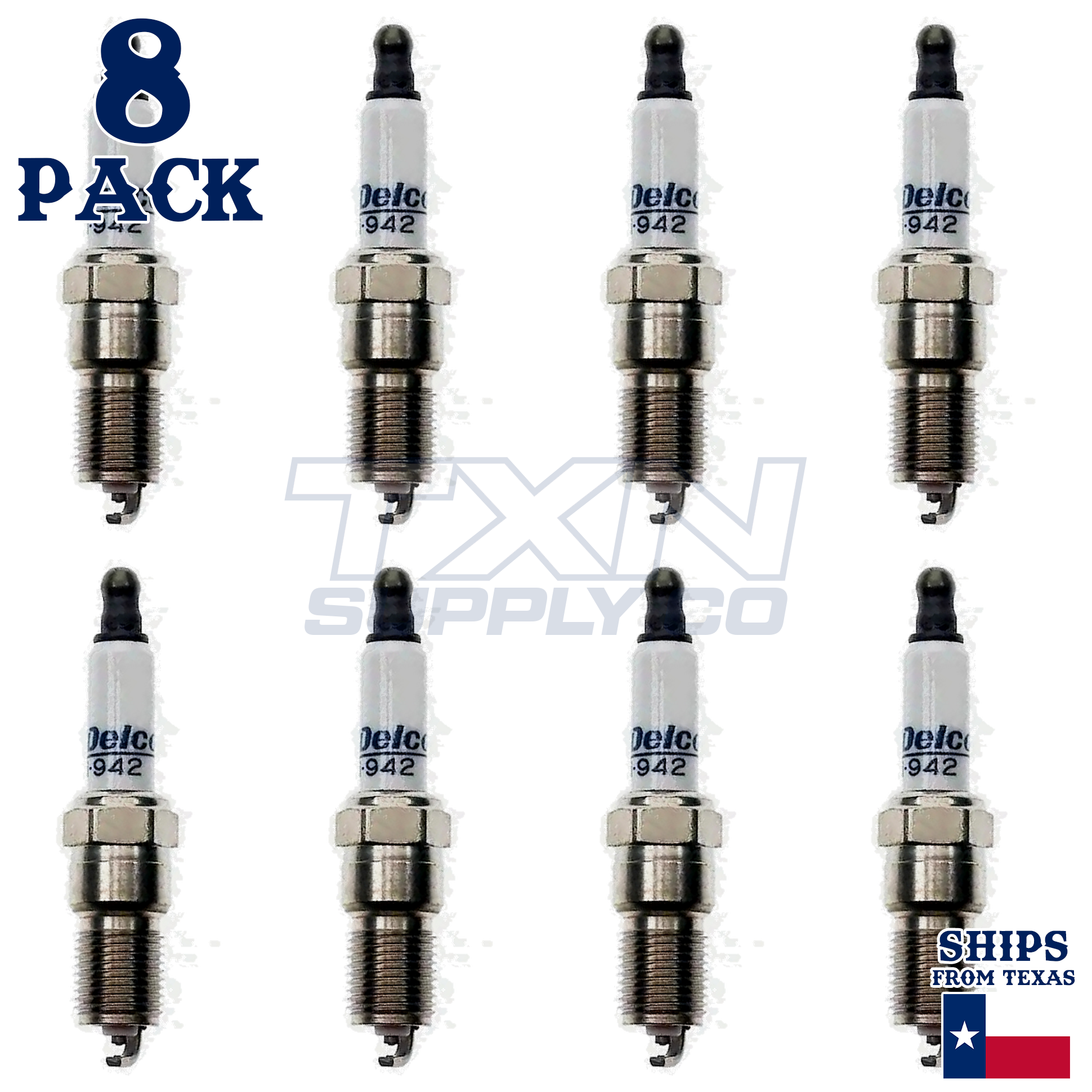 8 Pack ACDelco 41-942 Double Platinum Spark Plugs 1999 for Cadillac Escalade 5.7L - Image 1