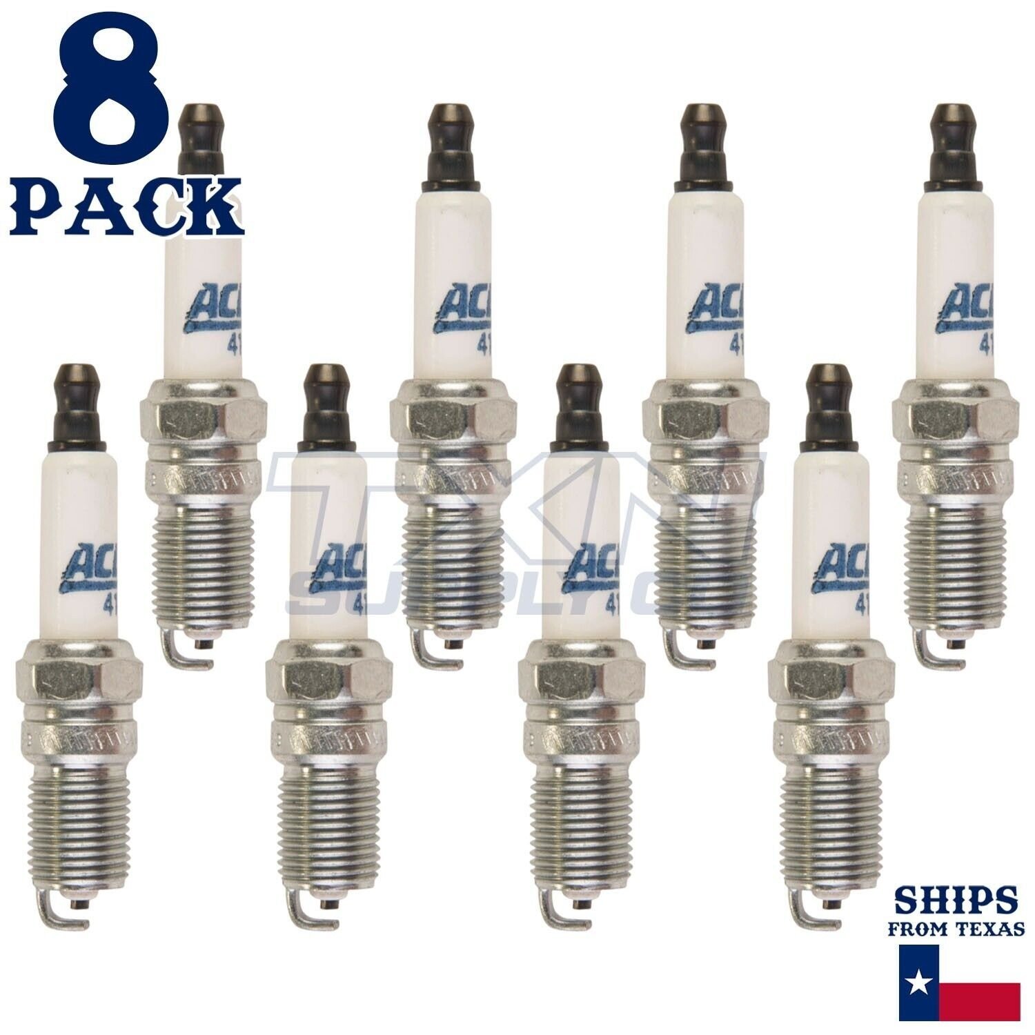 8 Pack ACDelco Double Platinum Spark Plugs 2000-2002 for Ford Fairlane 5.0L