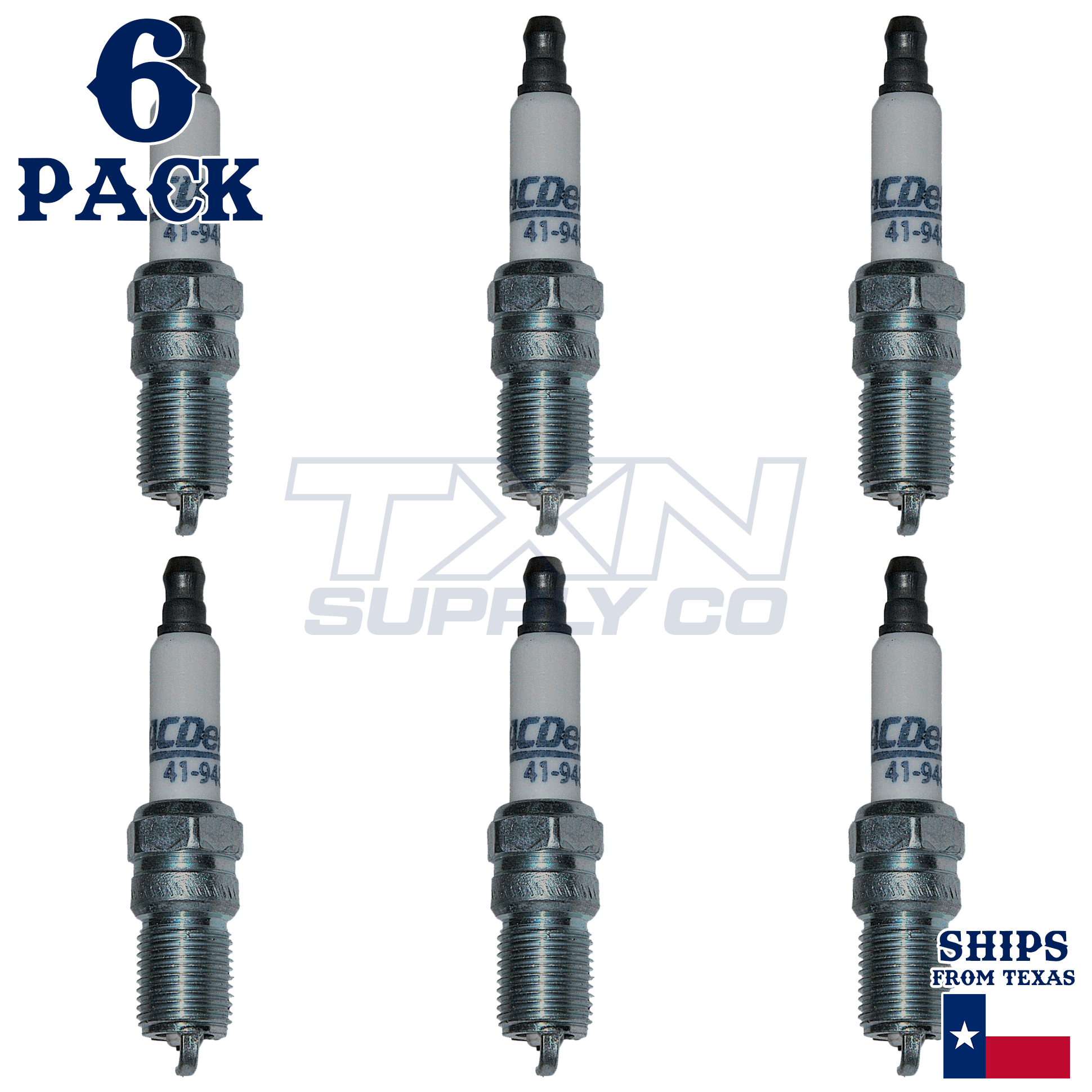 ACDelco 41-948 Spark Plugs 6 Pack