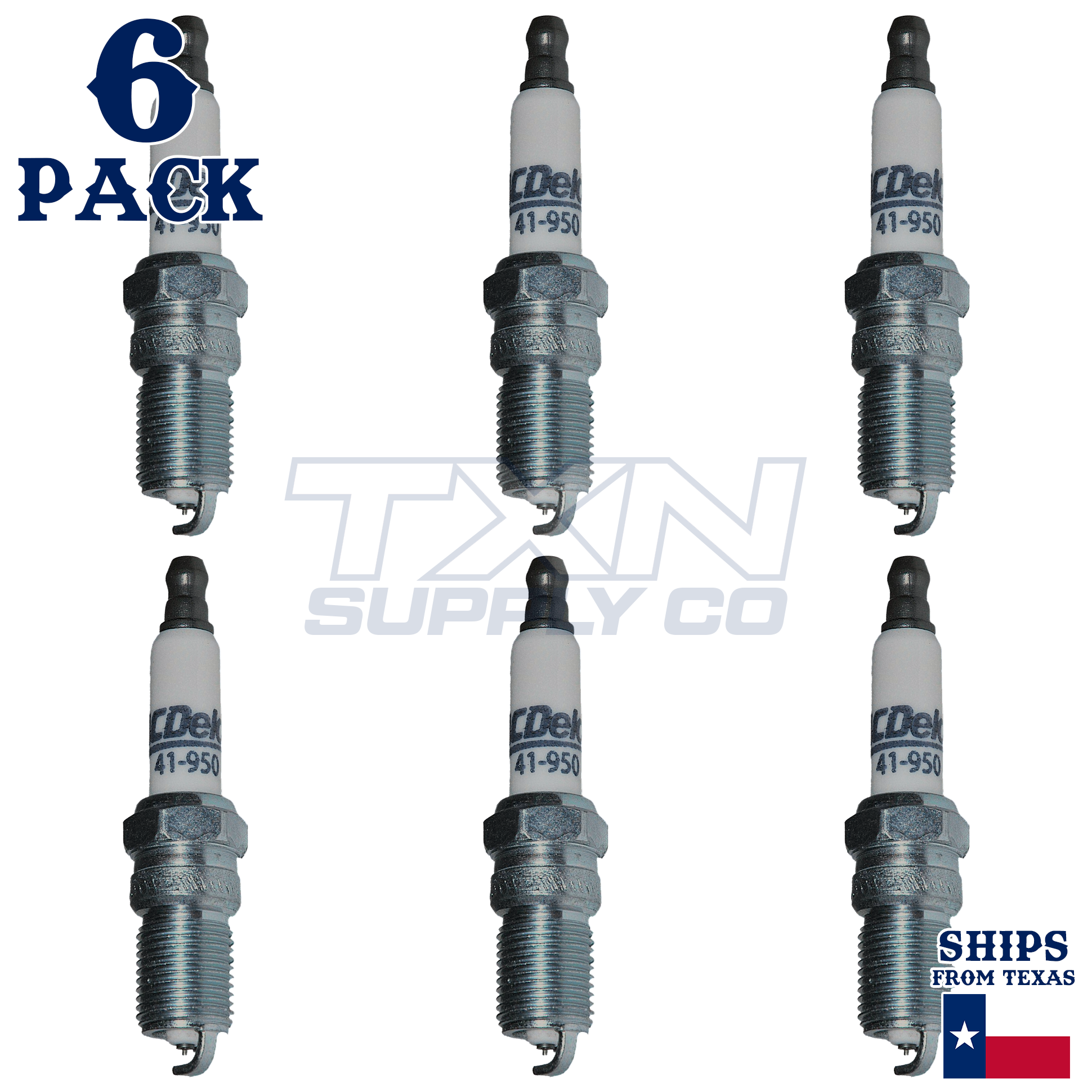 ACDelco 41-950 Spark Plugs 6 Pack