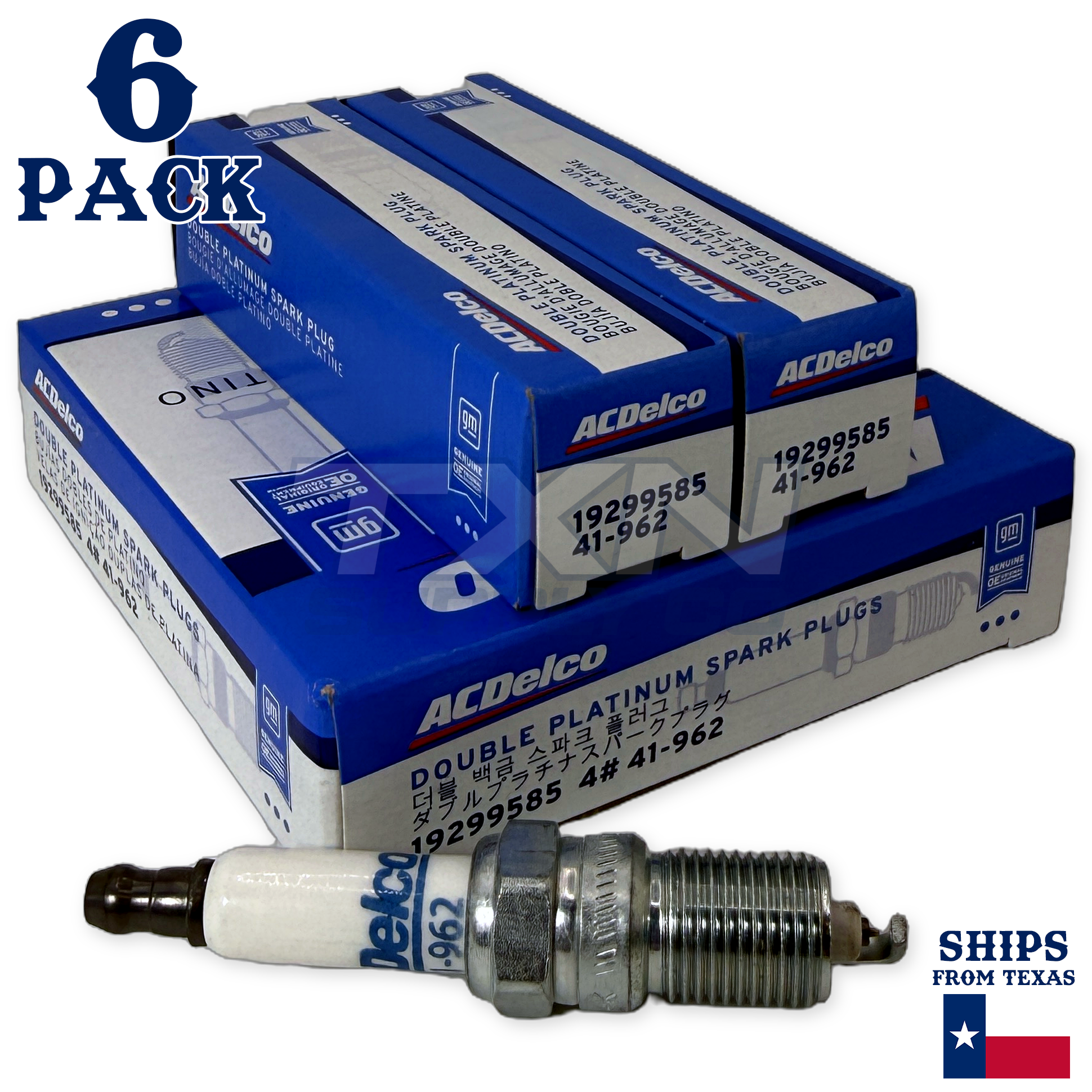ACDelco 41-962 Spark Plugs 6 Pack