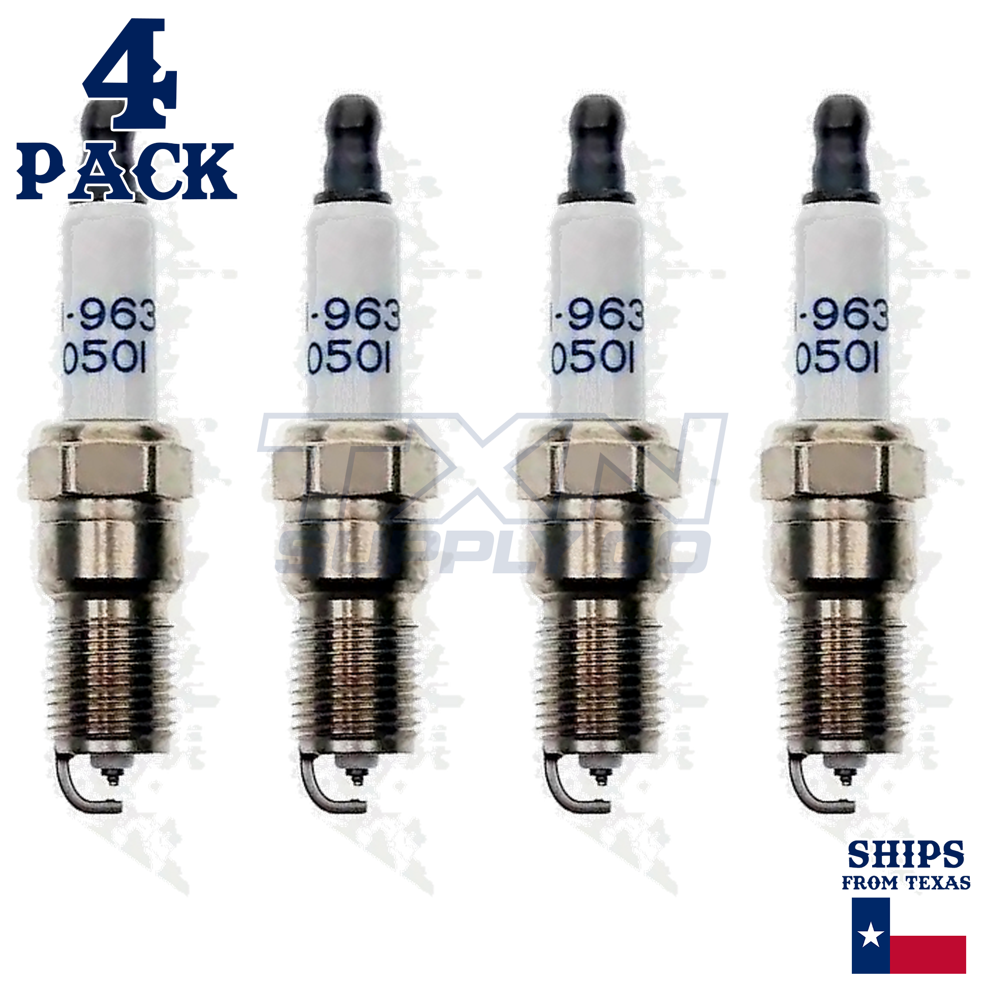 4 Pack ACDelco 41-963 Double Platinum Spark Plugs 2008-2011 for Ford Focus 2.0L - Image 1