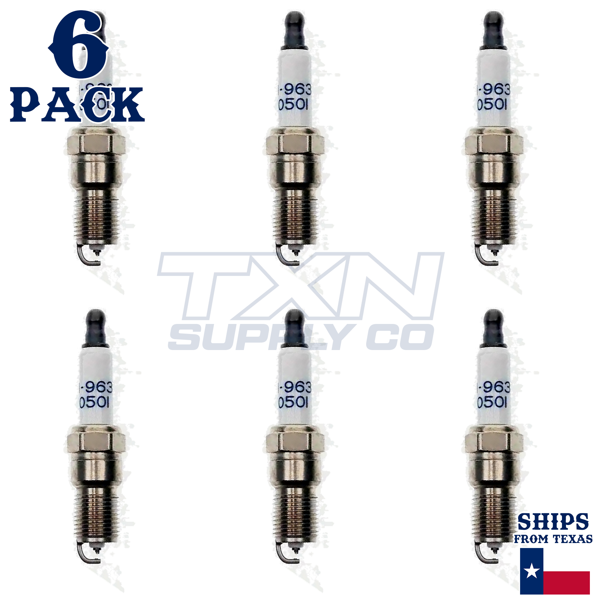 6 Pack ACDelco 41-963 Double Platinum Spark Plugs 1999-2001 for Ford Explorer 4.0L - Image 1