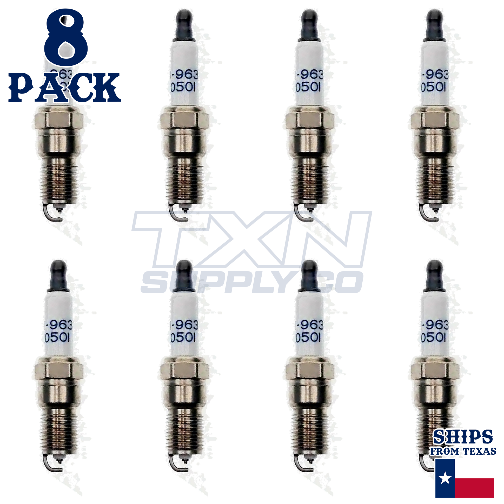8 Pack ACDelco 41-963 Double Platinum Spark Plugs 2002-2004 for Ford Mustang GT 4.6L - Image 1