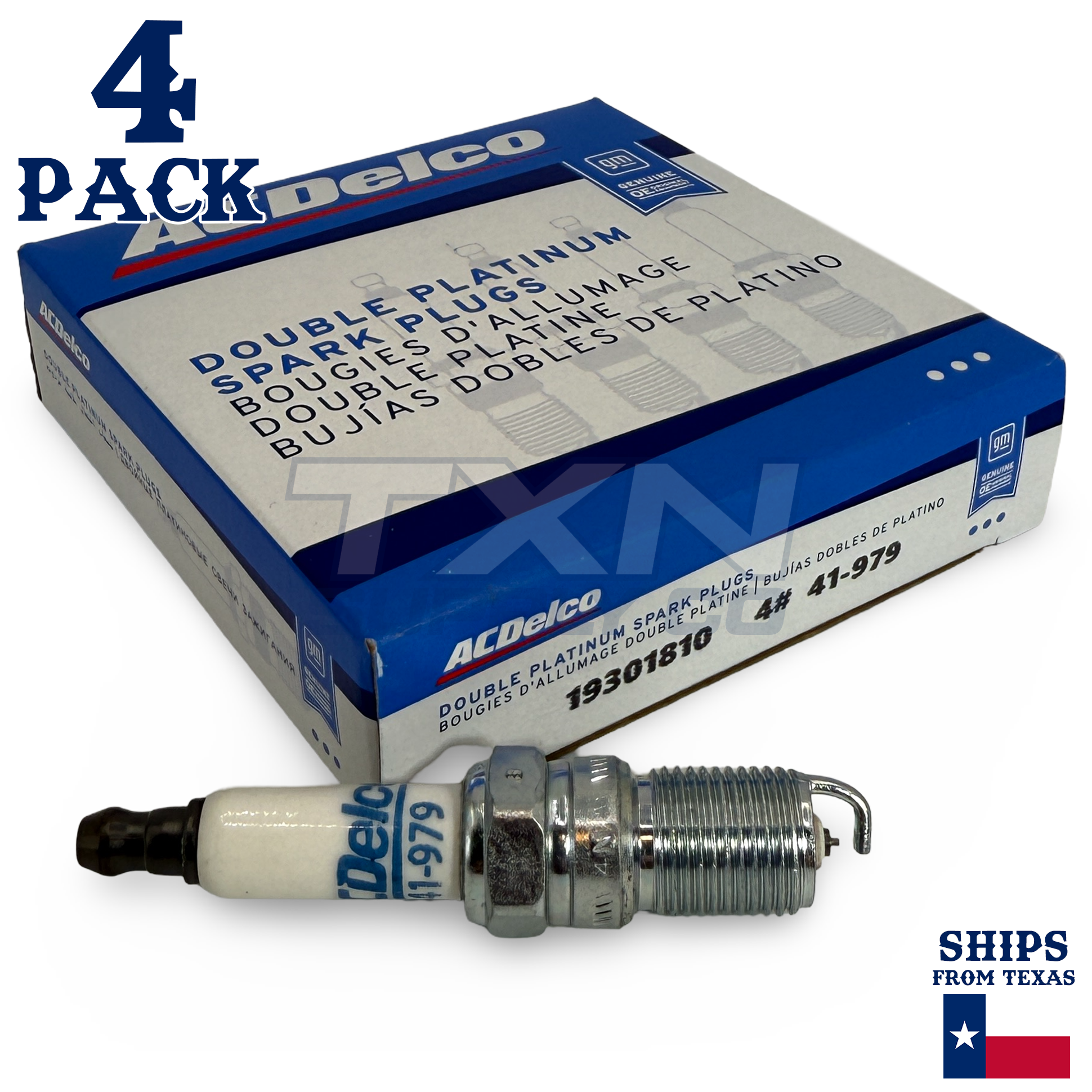 ACDelco 41-979 Spark Plugs 4 Pack - Image 1