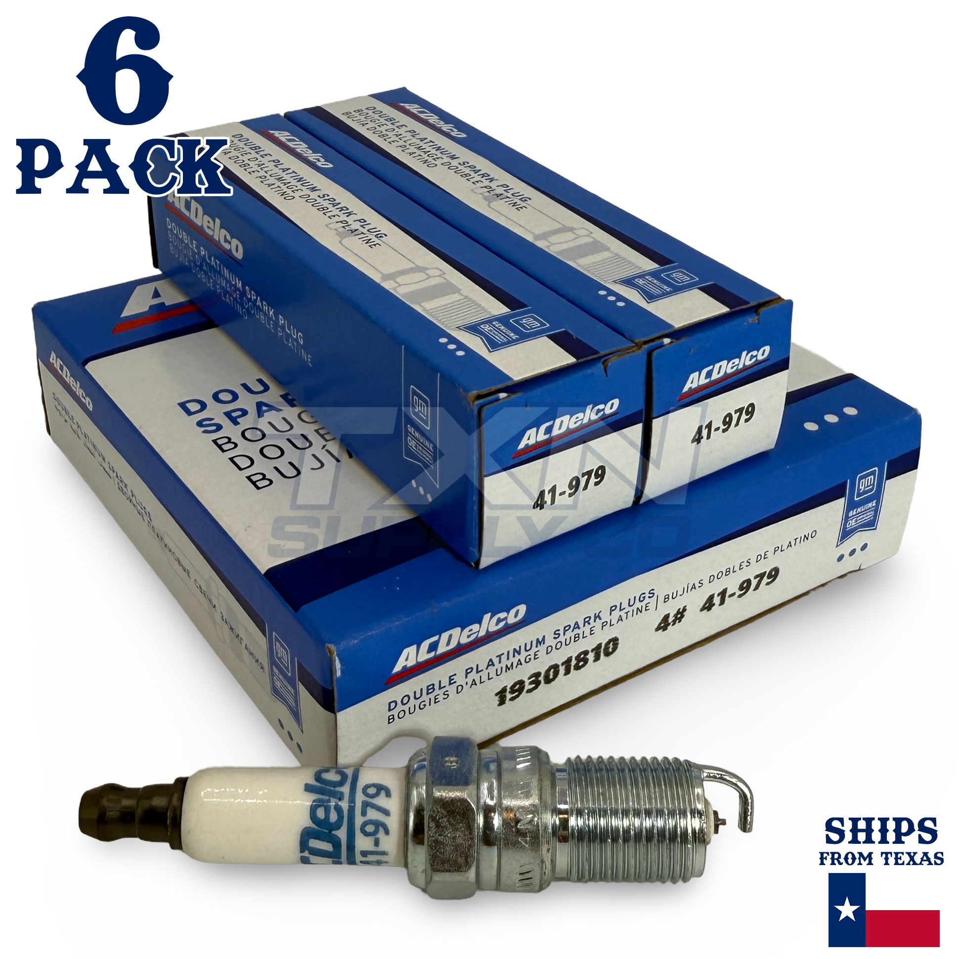ACDelco 41-979 Spark Plugs 6 Pack - Image 1