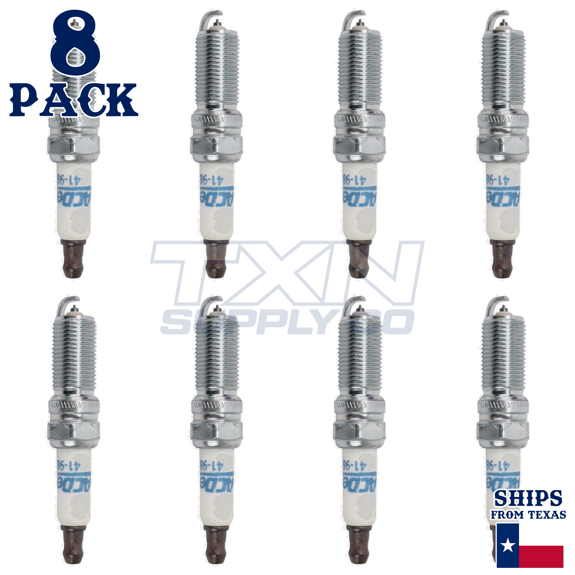 8 Pack Genuine GM ACDelco Iridium Spark Plugs 41-988 - Image 2