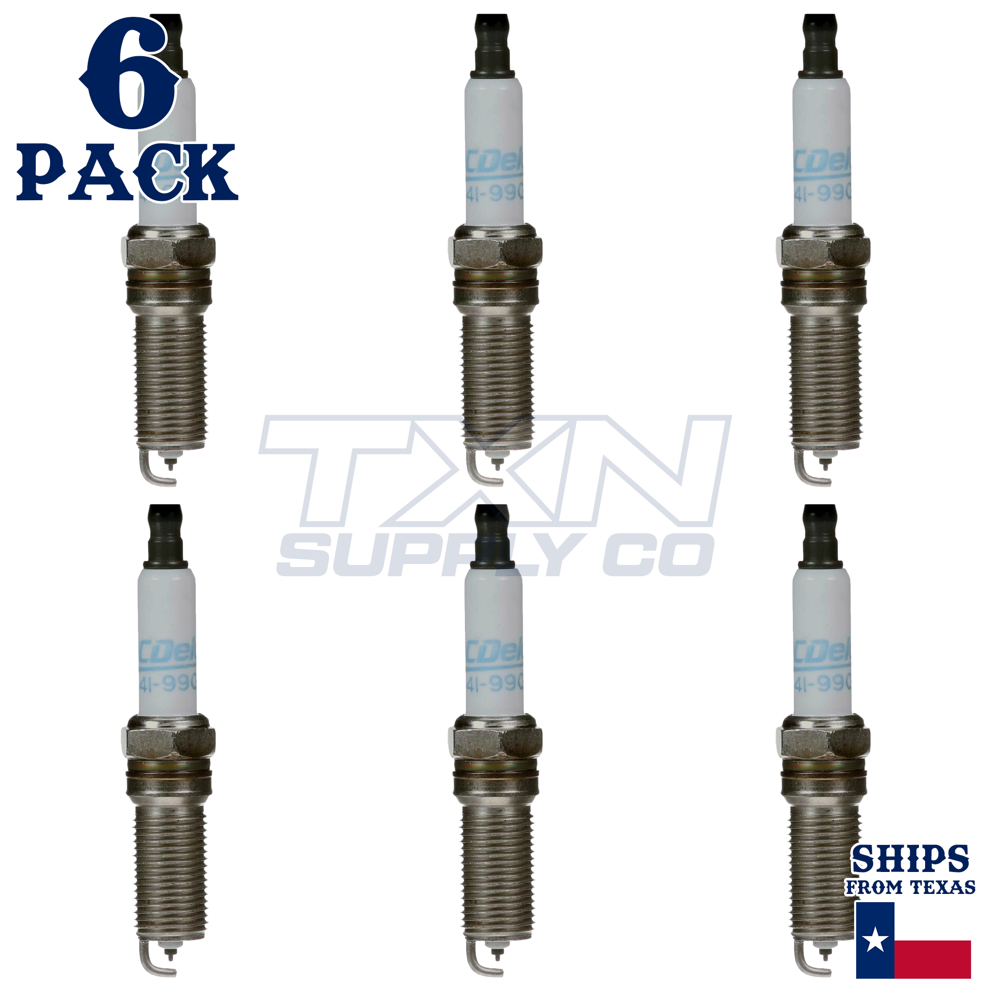 ACDelco 41-990 Spark Plugs 6 Pack