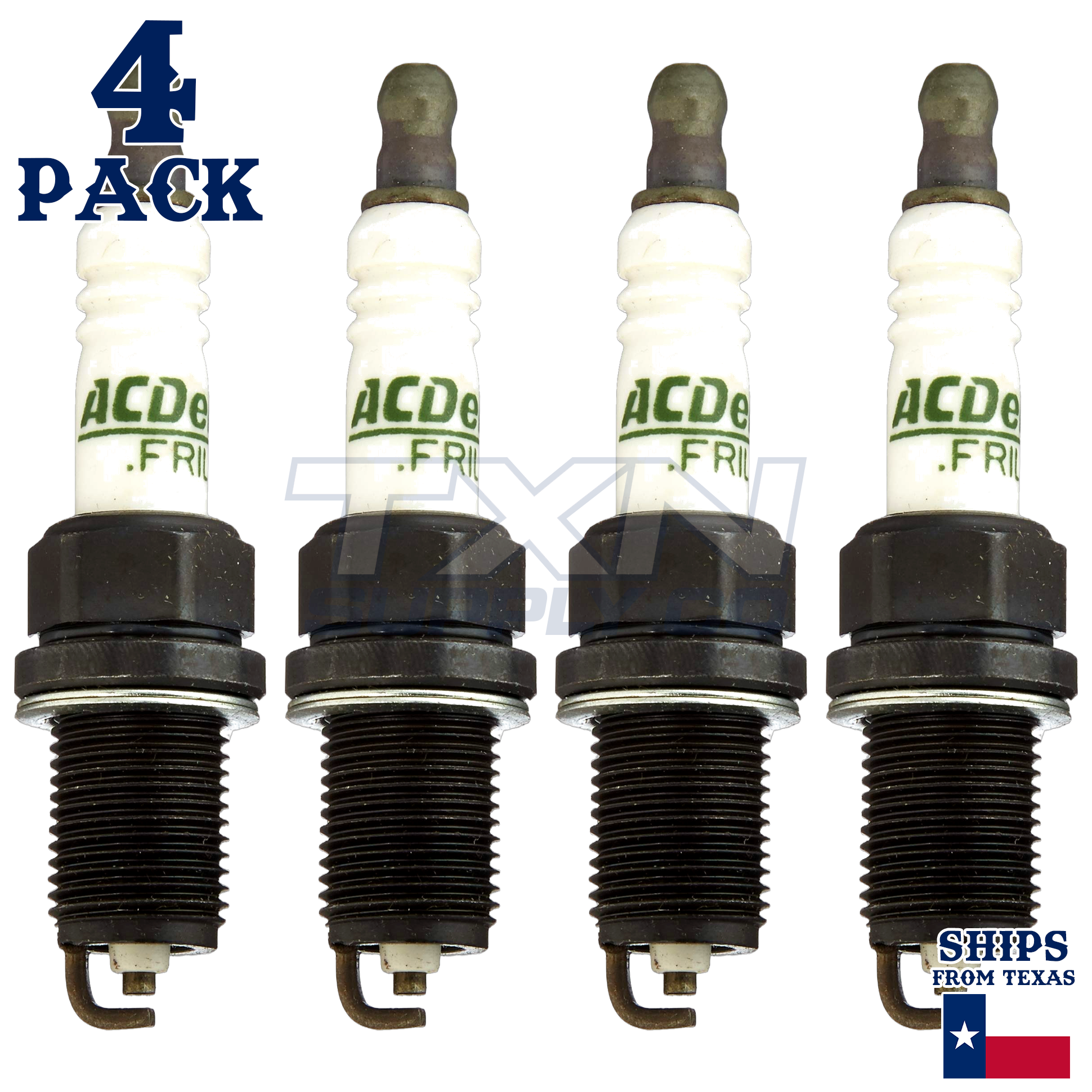 4 Pack ACDelco FR1LS Standard Spark Plugs 1997-2001 for Ford Transit 2.0L - Image 1