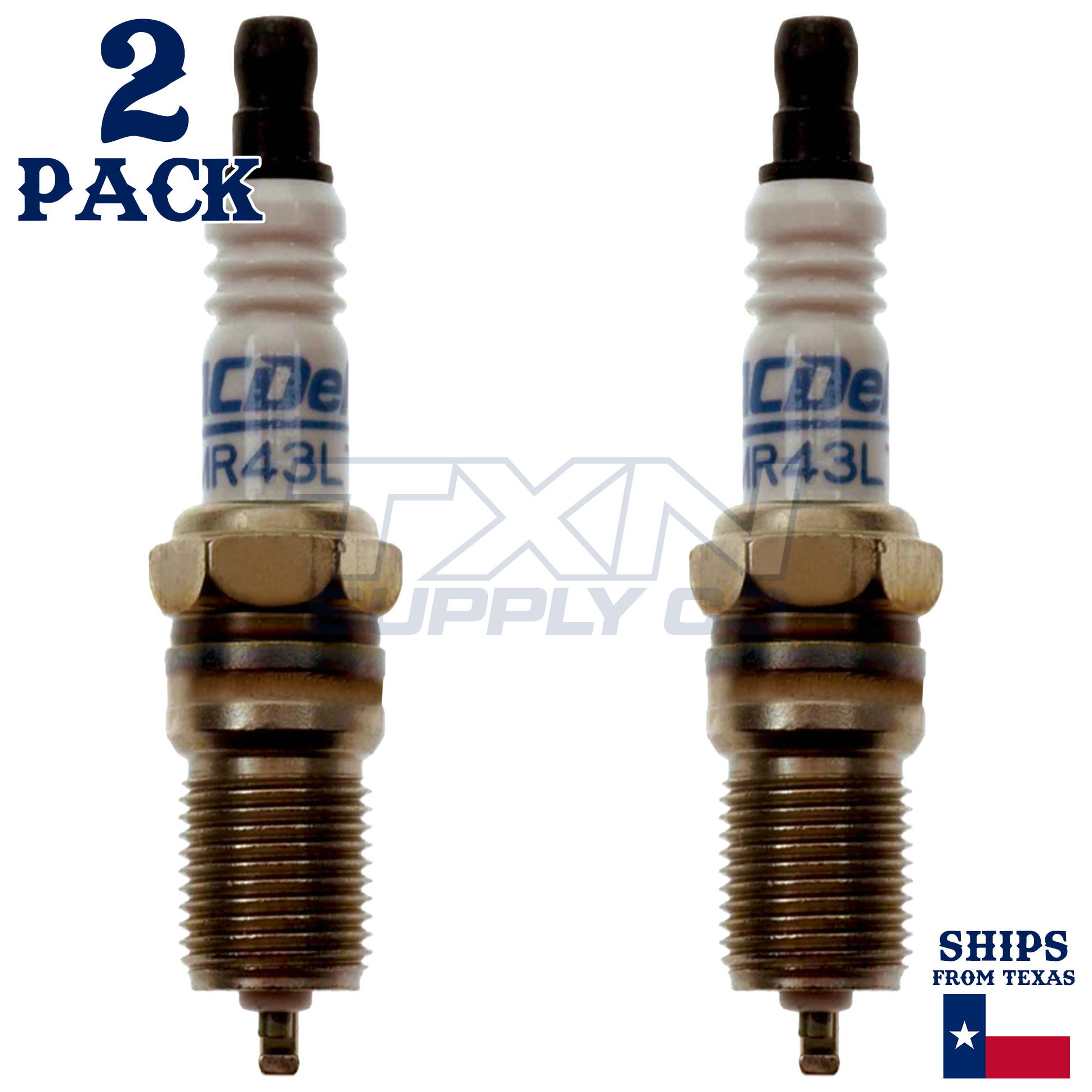 ACDelco MR43LTS Spark Plugs 2 Pack