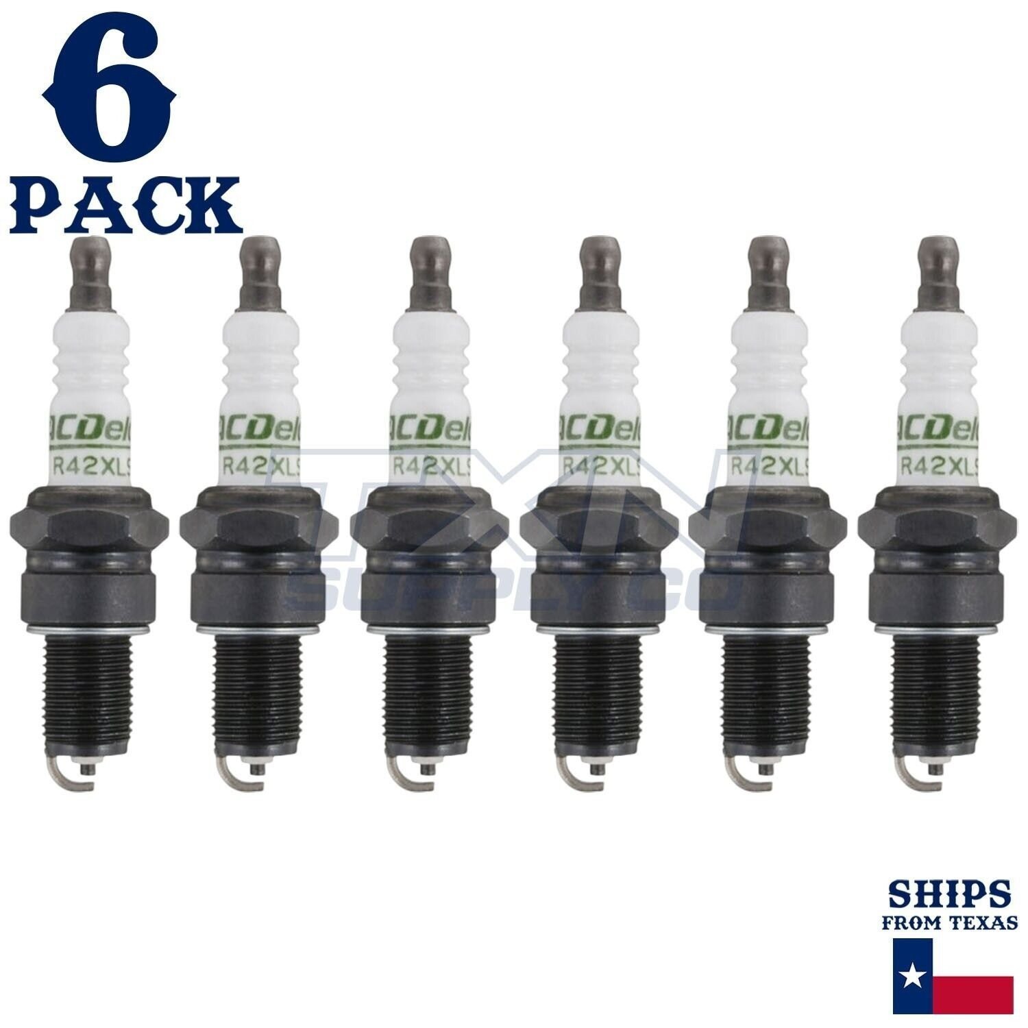 6 Pack ACDelco Standard Spark Plugs 1992-1993 for Ford Falcon 4.0L