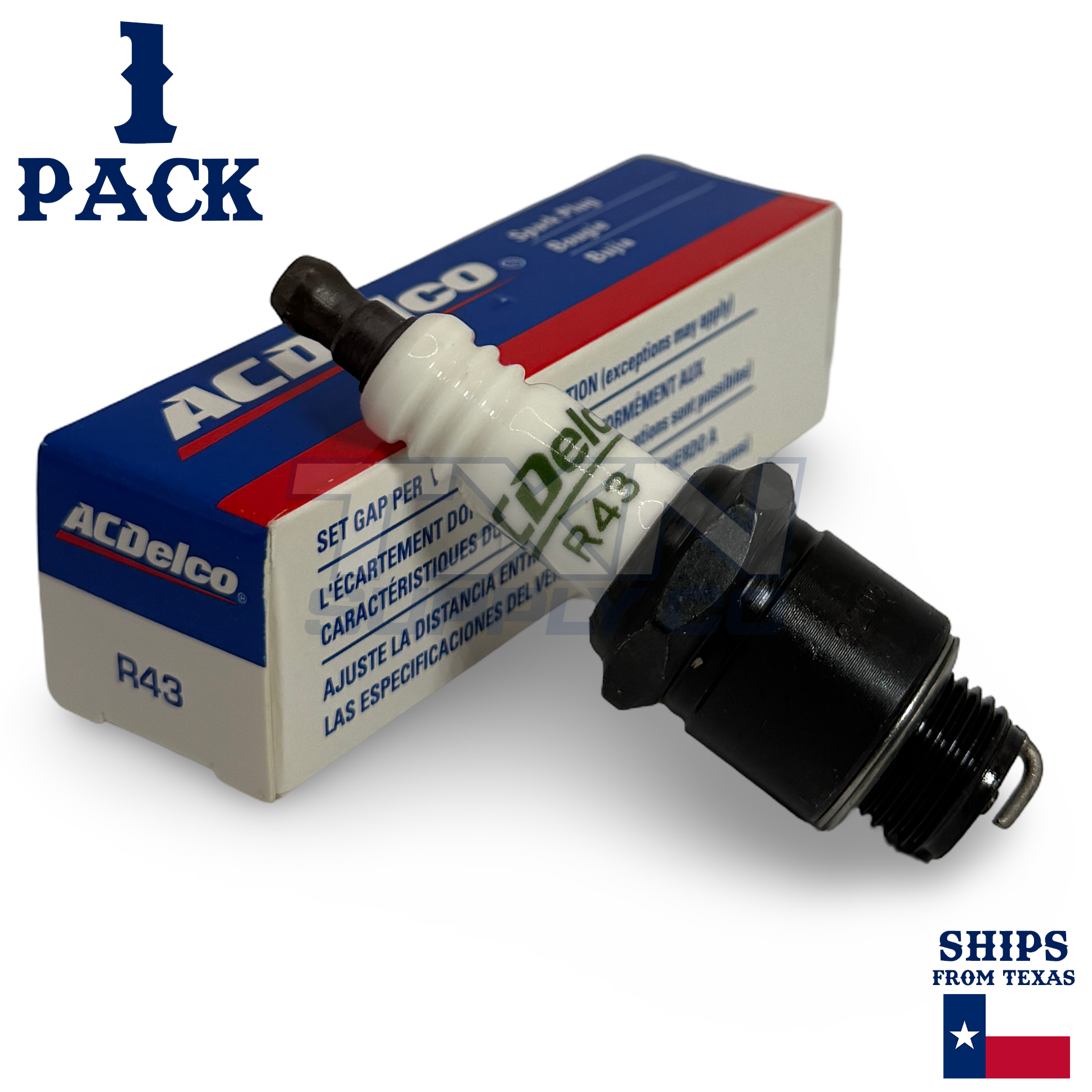 ACDelco R43 Spark Plug 1 Pack - Image 1