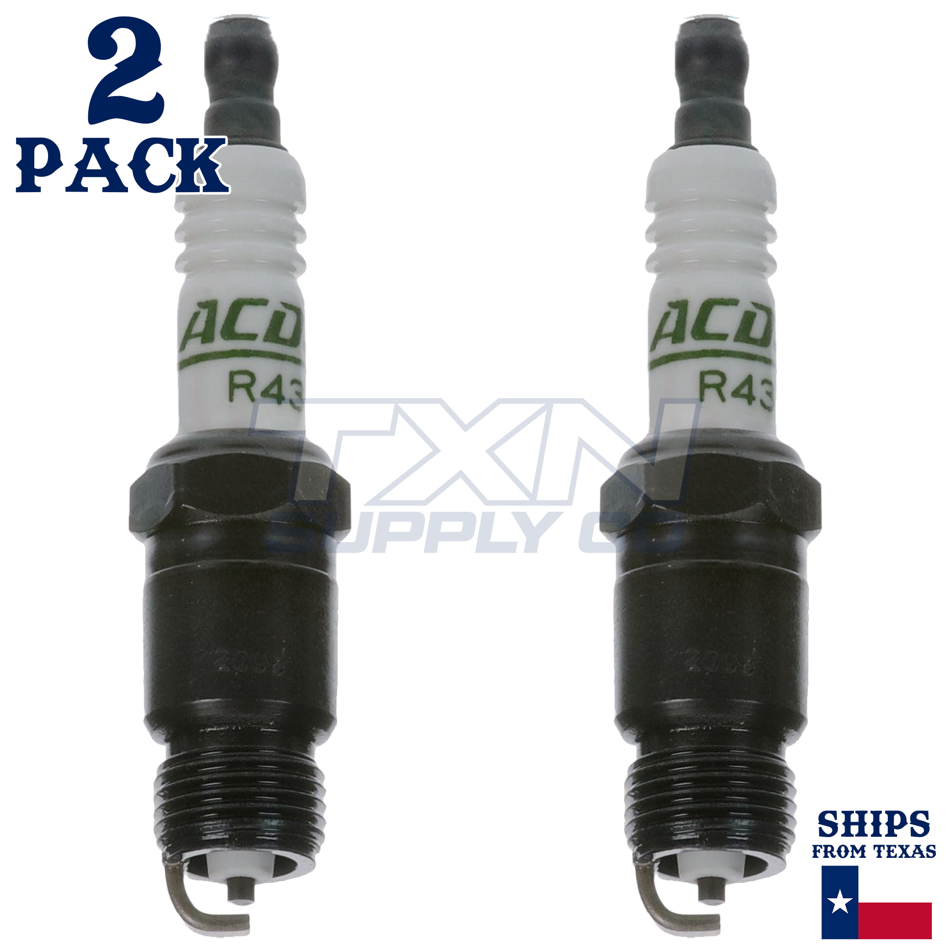 ACDelco R43TS Spark Plugs 2 Pack