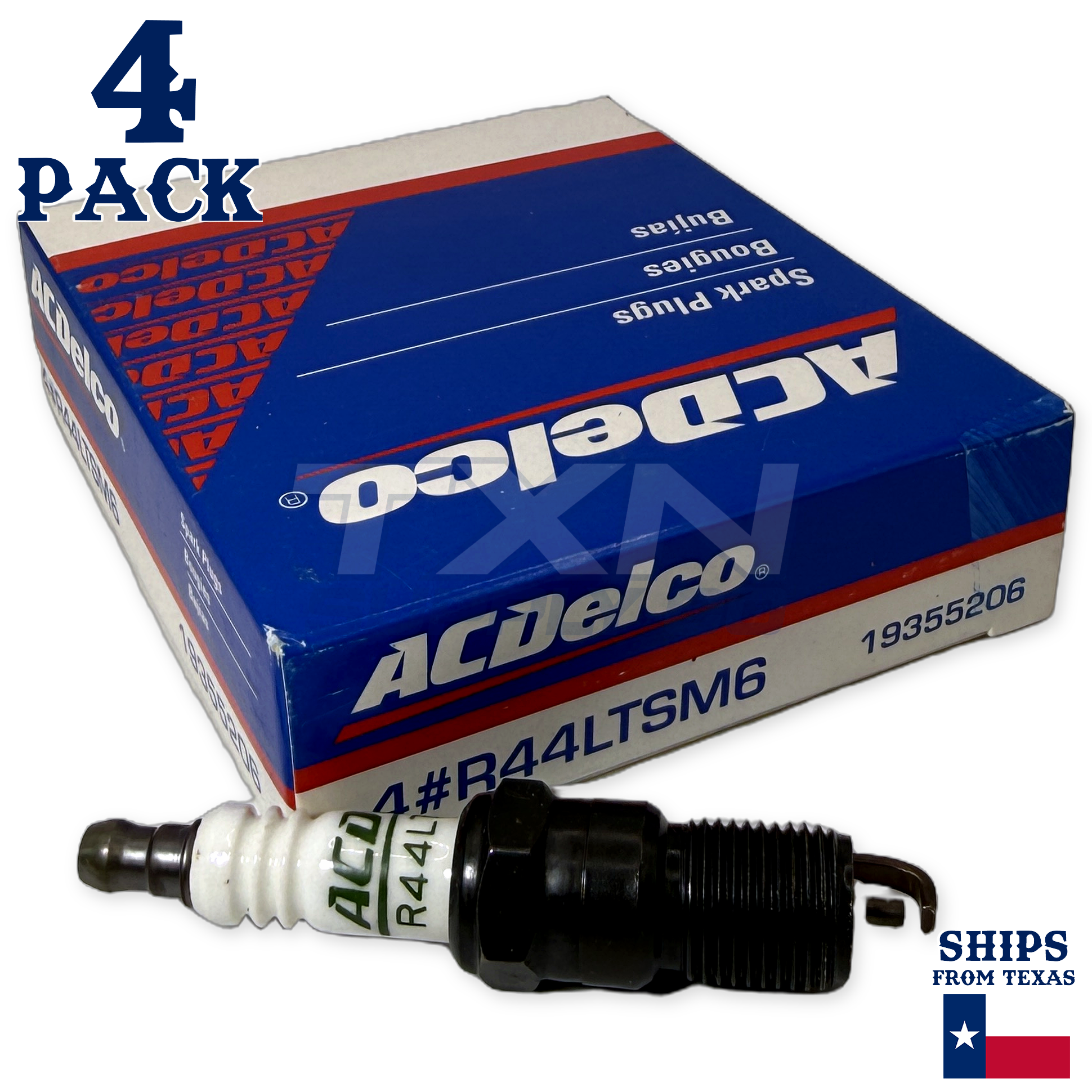 ACDelco R44LTSM6 Spark Plugs 4 Pack