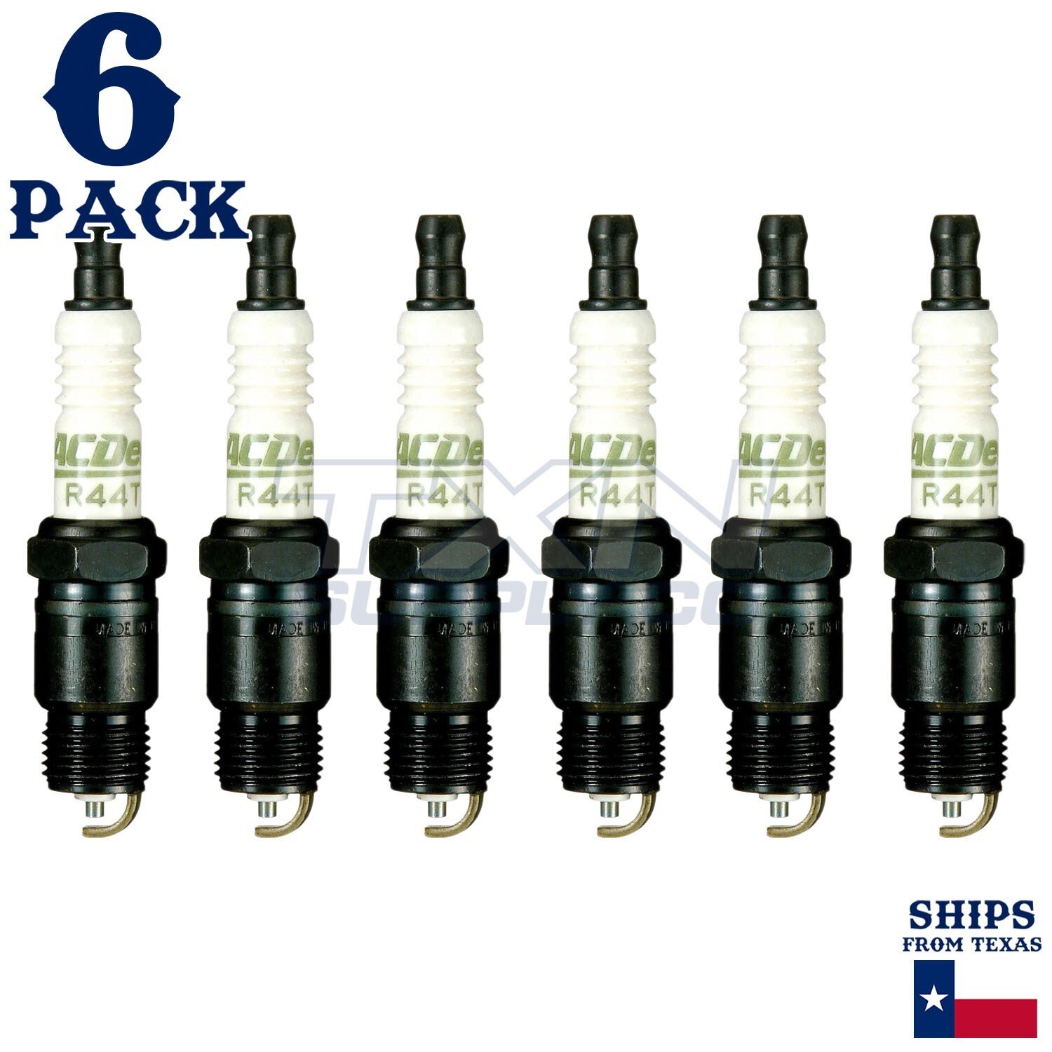 6 Pack ACDelco Standard Spark Plugs 2002-2004 for Ford Cortina 3.3L