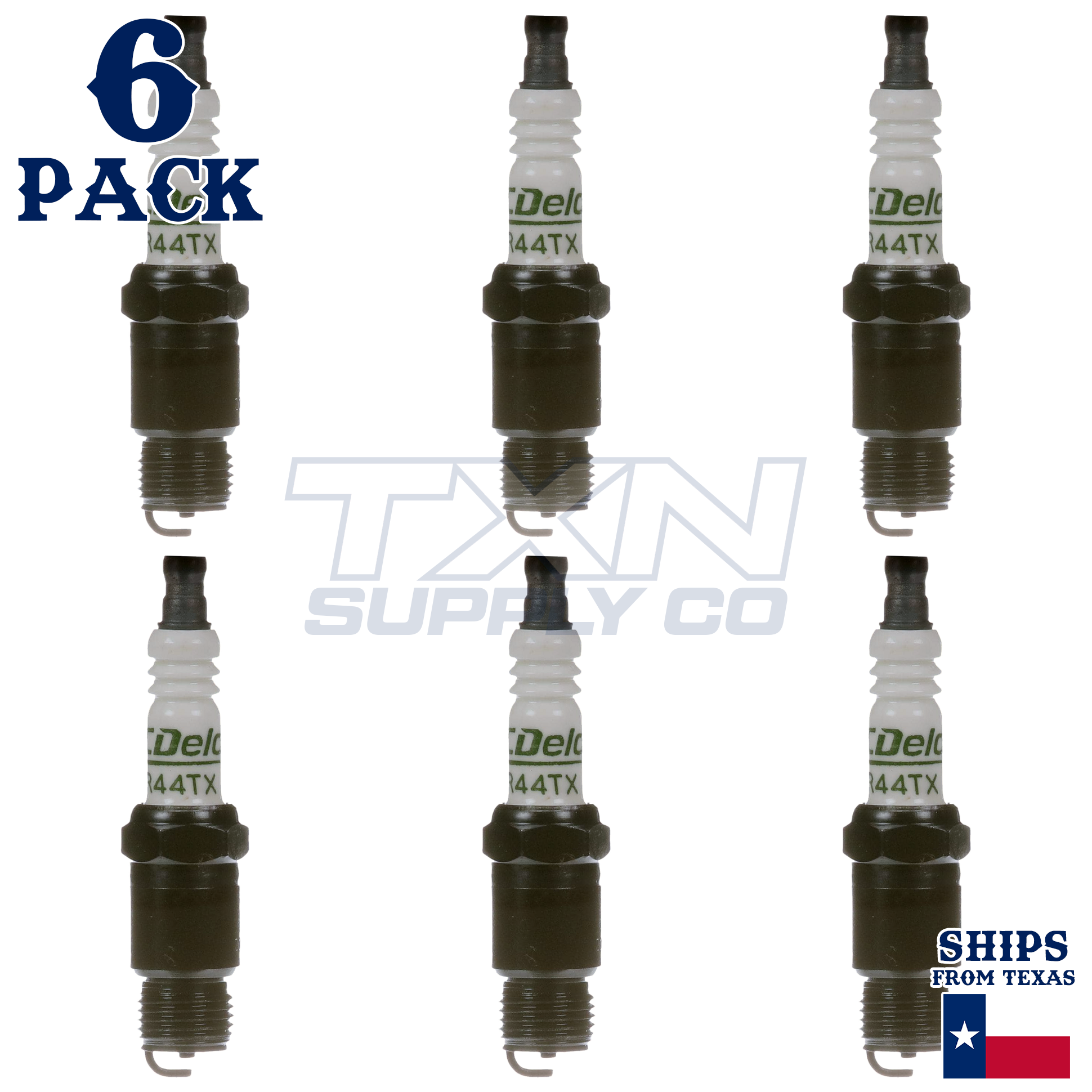 ACDelco R44TX Spark Plugs 6 Pack