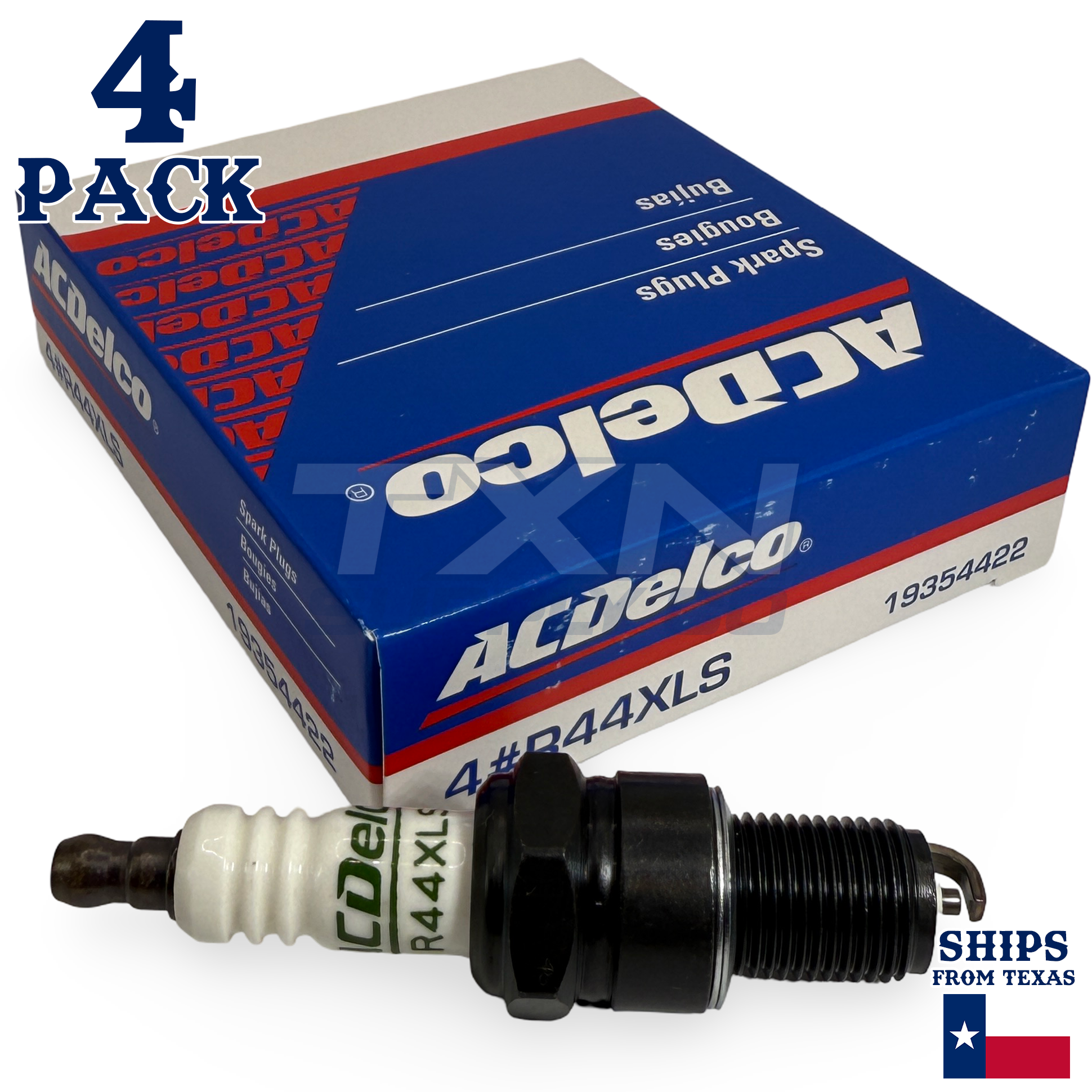 ACDelco R44XLS Spark Plugs 4 Pack - Image 1