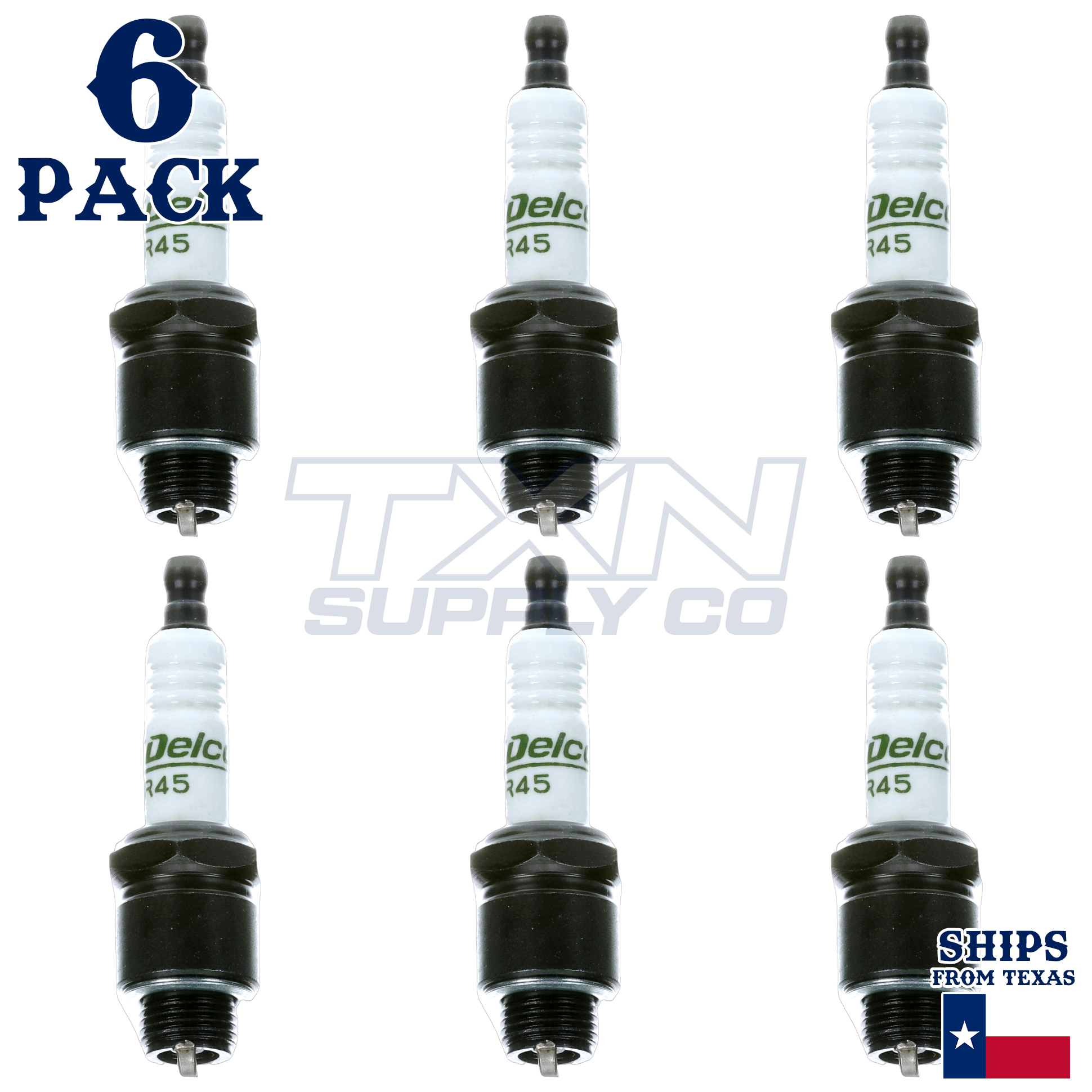 ACDelco R45 Spark Plugs 6 Pack - Image 2