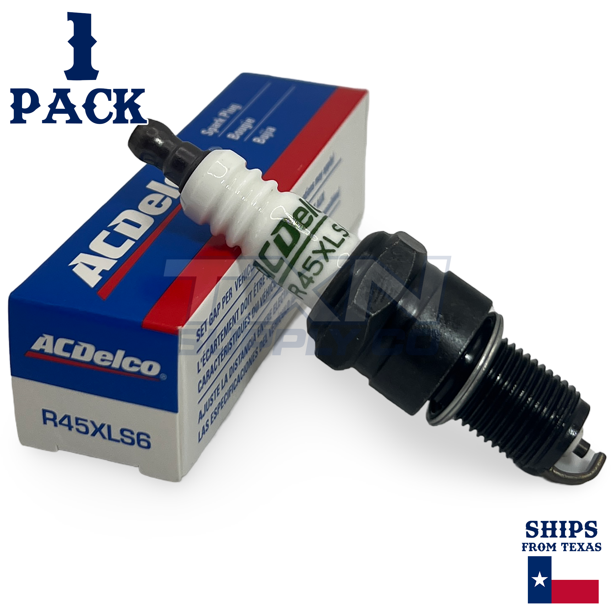 ACDelco R45XLS6 Spark Plug 1 Pack - Image 1