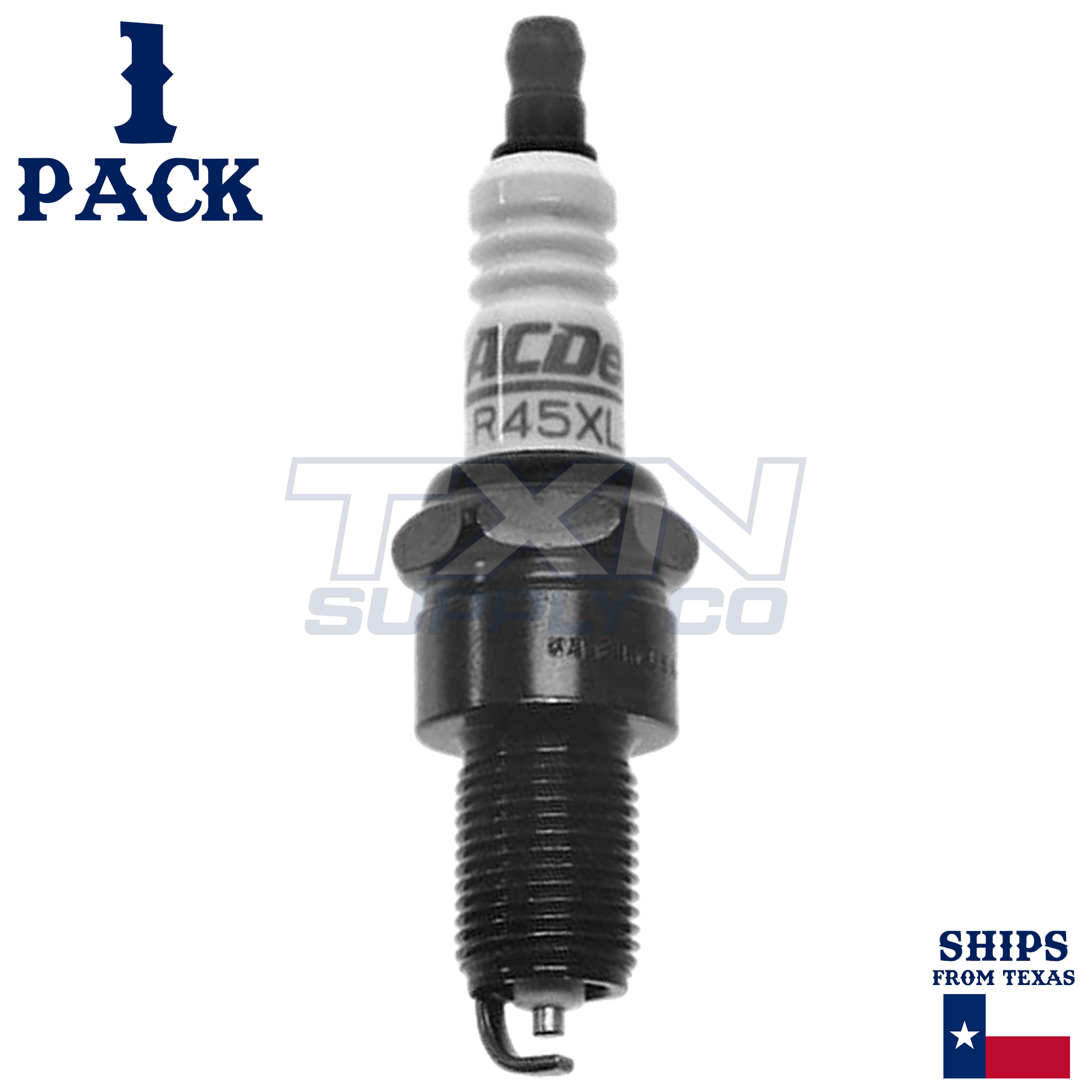 ACDelco R45XLS6 Spark Plug 1 Pack