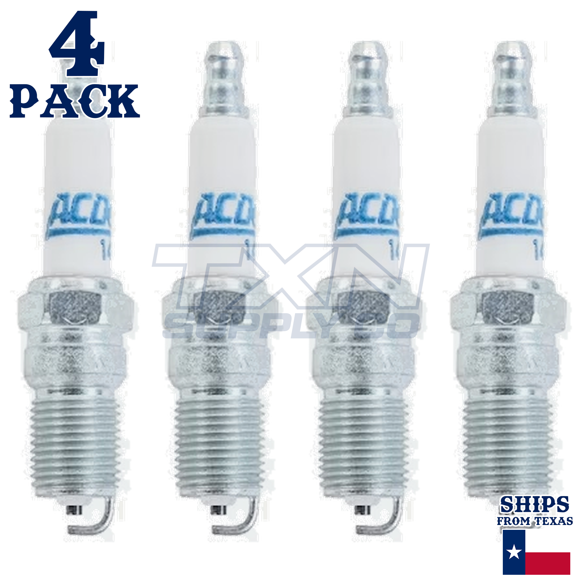 4 Pack GM ACDelco RAPID14 #14 RAPIDFIRE Platinum Spark Plugs 19308033 - Image 2