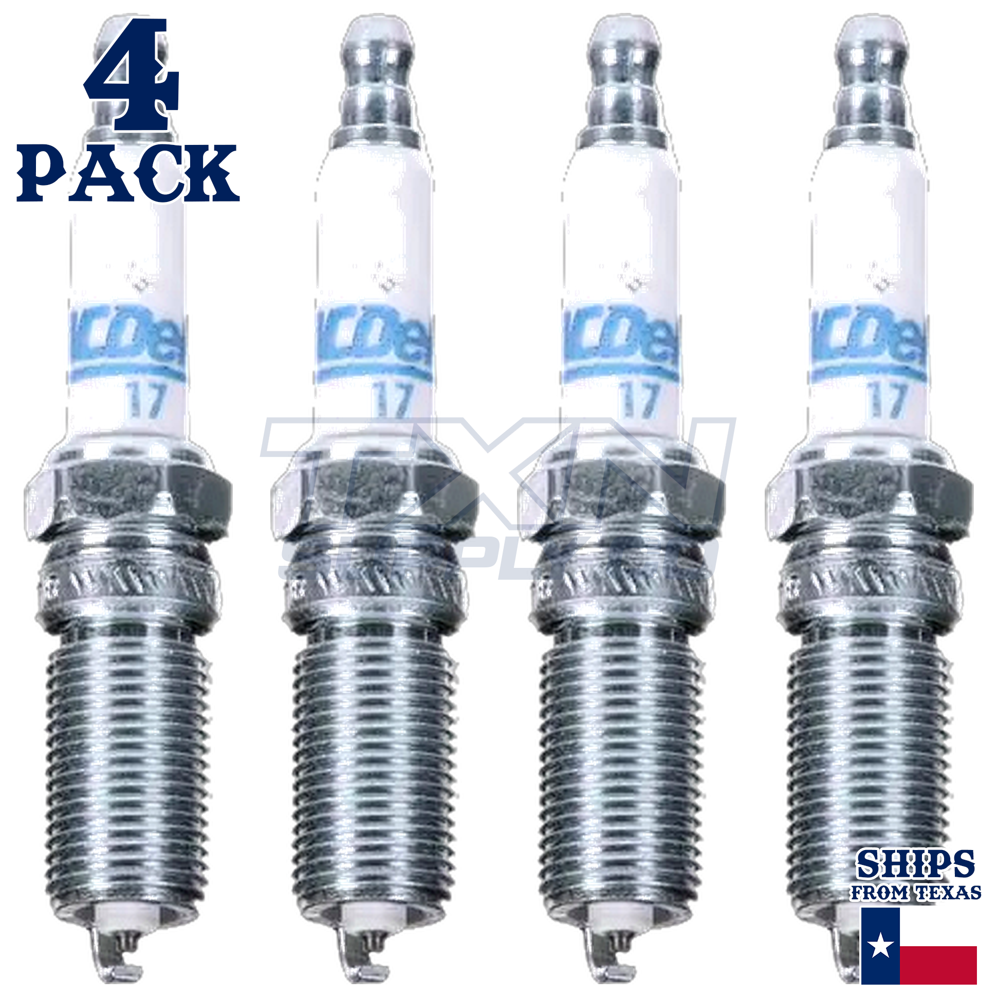 4 Pack GM ACDelco RAPID17 #17 RAPIDFIRE Platinum Spark Plugs - Image 2