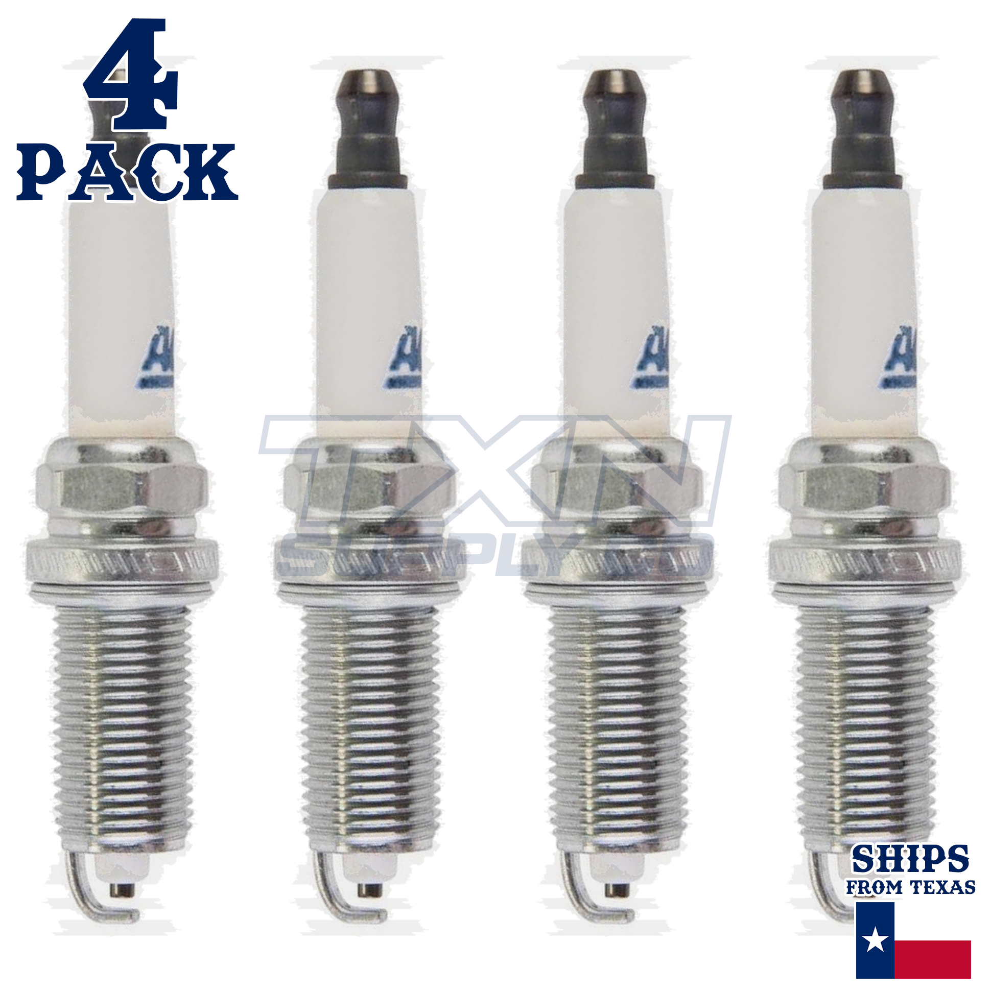 4 Pack GM ACDelco RAPID20 #20 RAPIDFIRE Platinum Spark Plugs 19323045 - Image 2