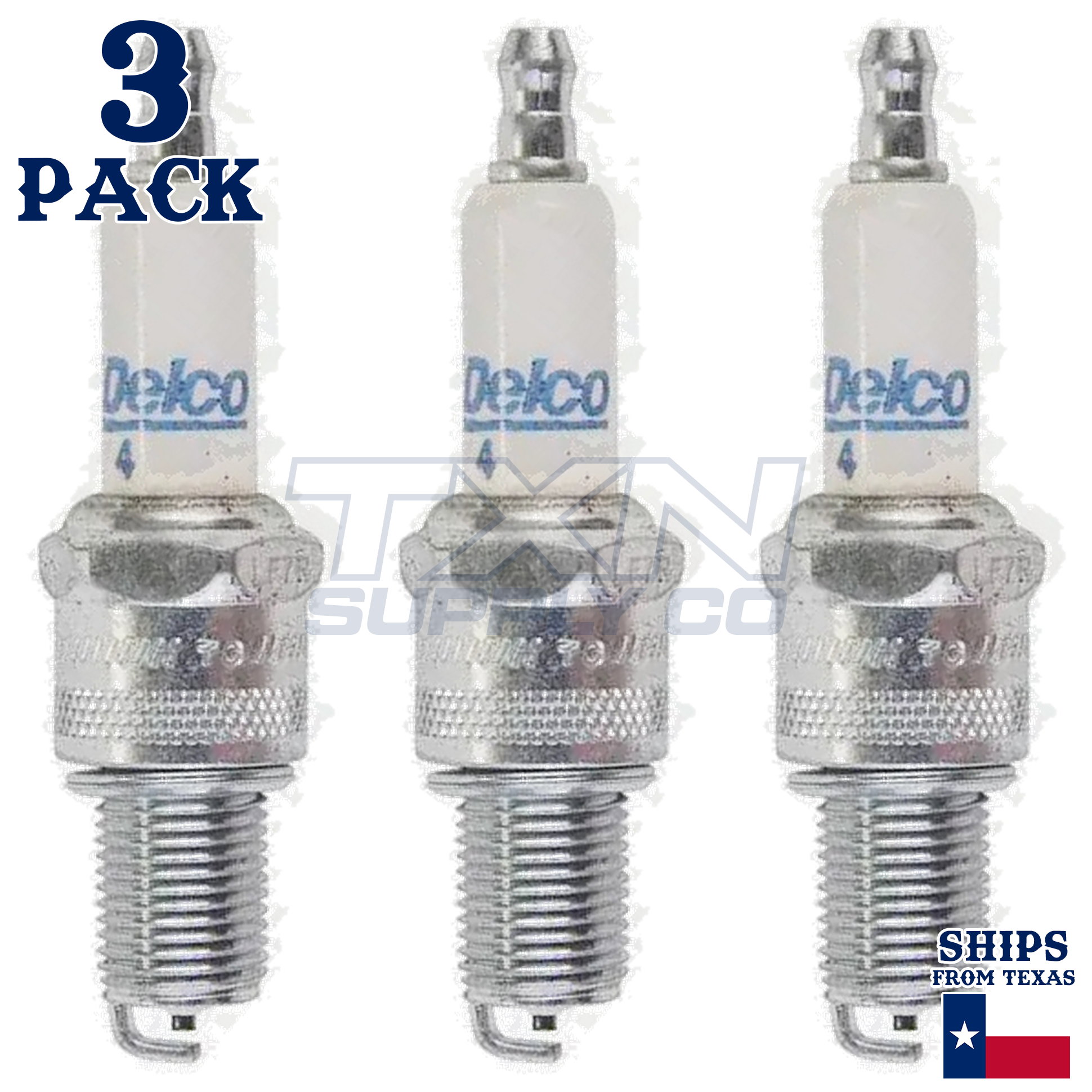 3 Pack GM ACDelco RAPID4 #4 RAPIDFIRE Platinum Spark Plugs 19307141 - Image 2