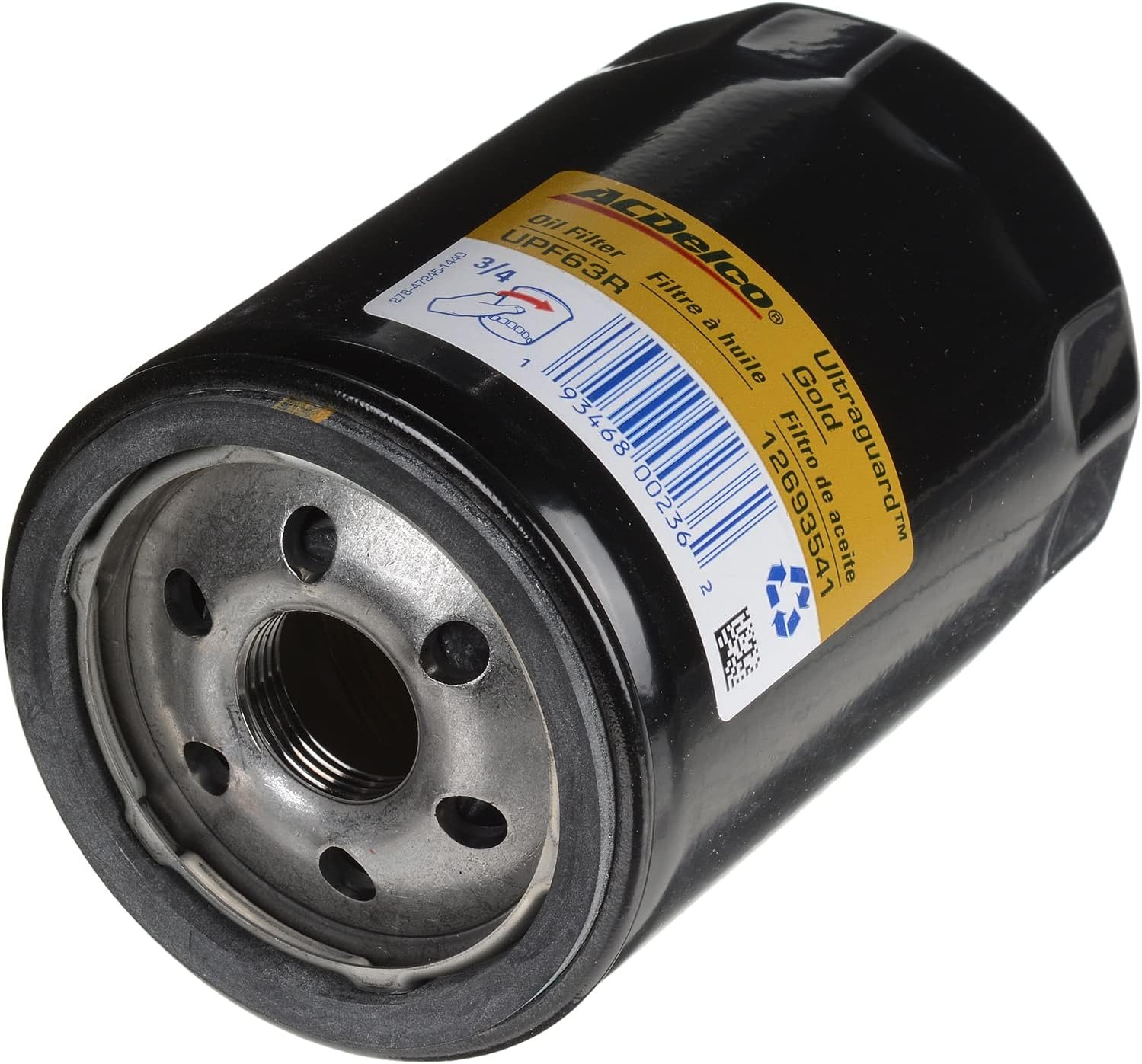 1 Pack ACDelco UPF63R Oil Filter 12693541 for 2019-2025 Chevy Blazer 3.6L LGX - Image 2