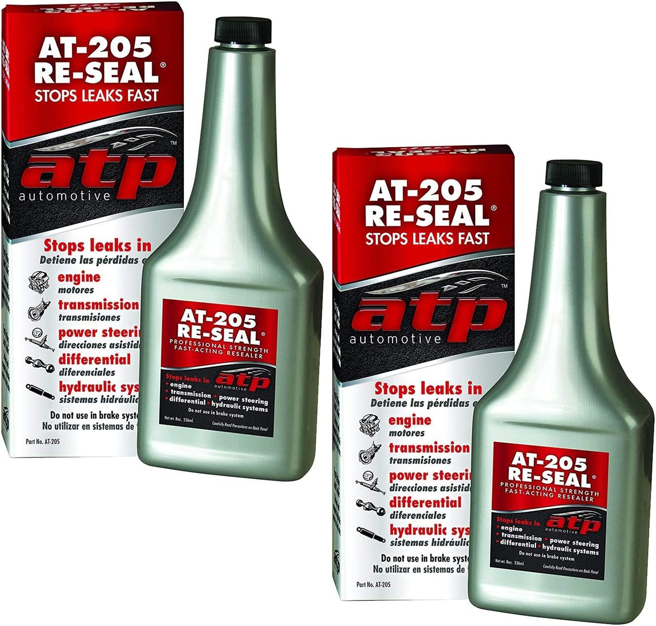 AT-205 ATP AT205 Re-Seal Automatic Transmission Leak Stopper 8oz - 2 Pack - Image 2