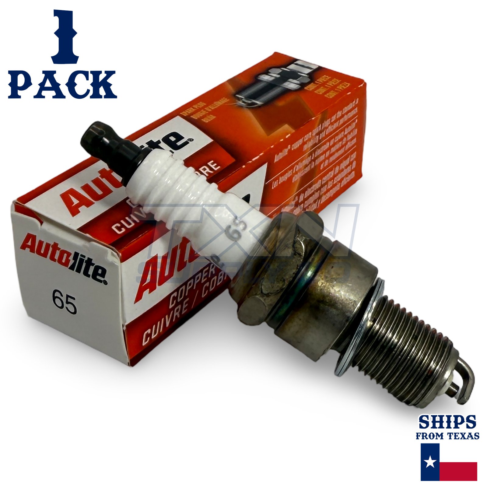 Autolite 65 Copper Core Spark Plug - 1 Pack