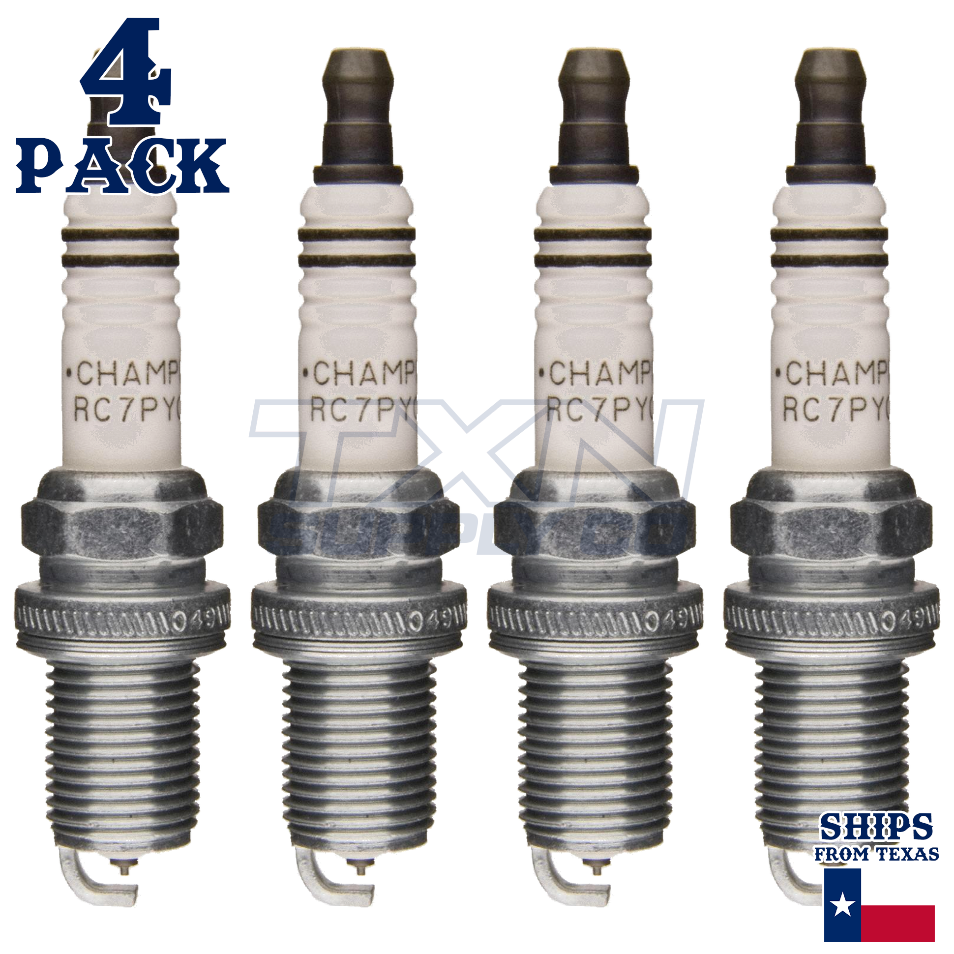 4 Pack Champion 3340 Spark Plug - For 2002-2011 Honda Civic 2.0L - Image 2