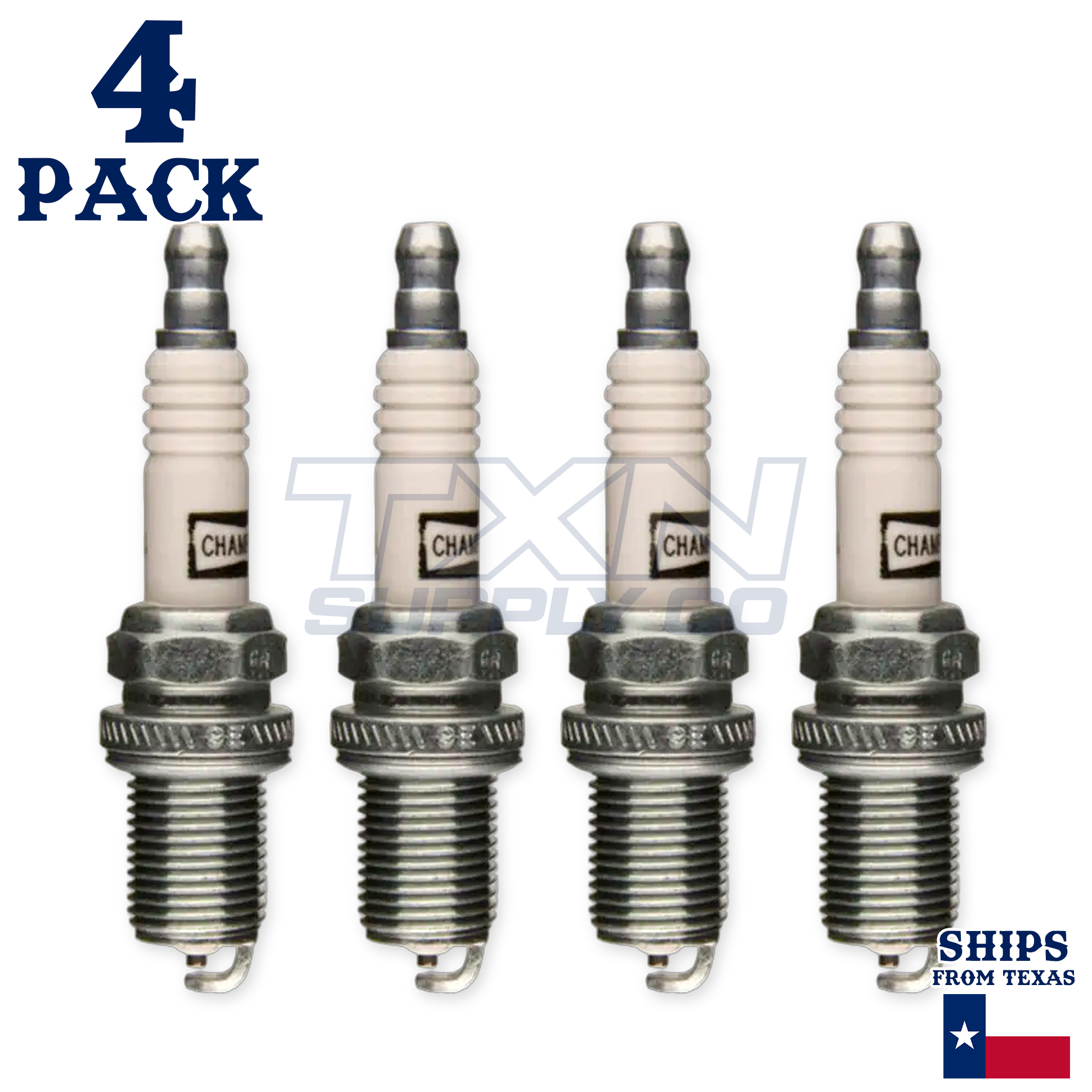 4 Pack Champion 3344 Spark Plug - For 2004-2011 Toyota Camry 2.4L - Image 2