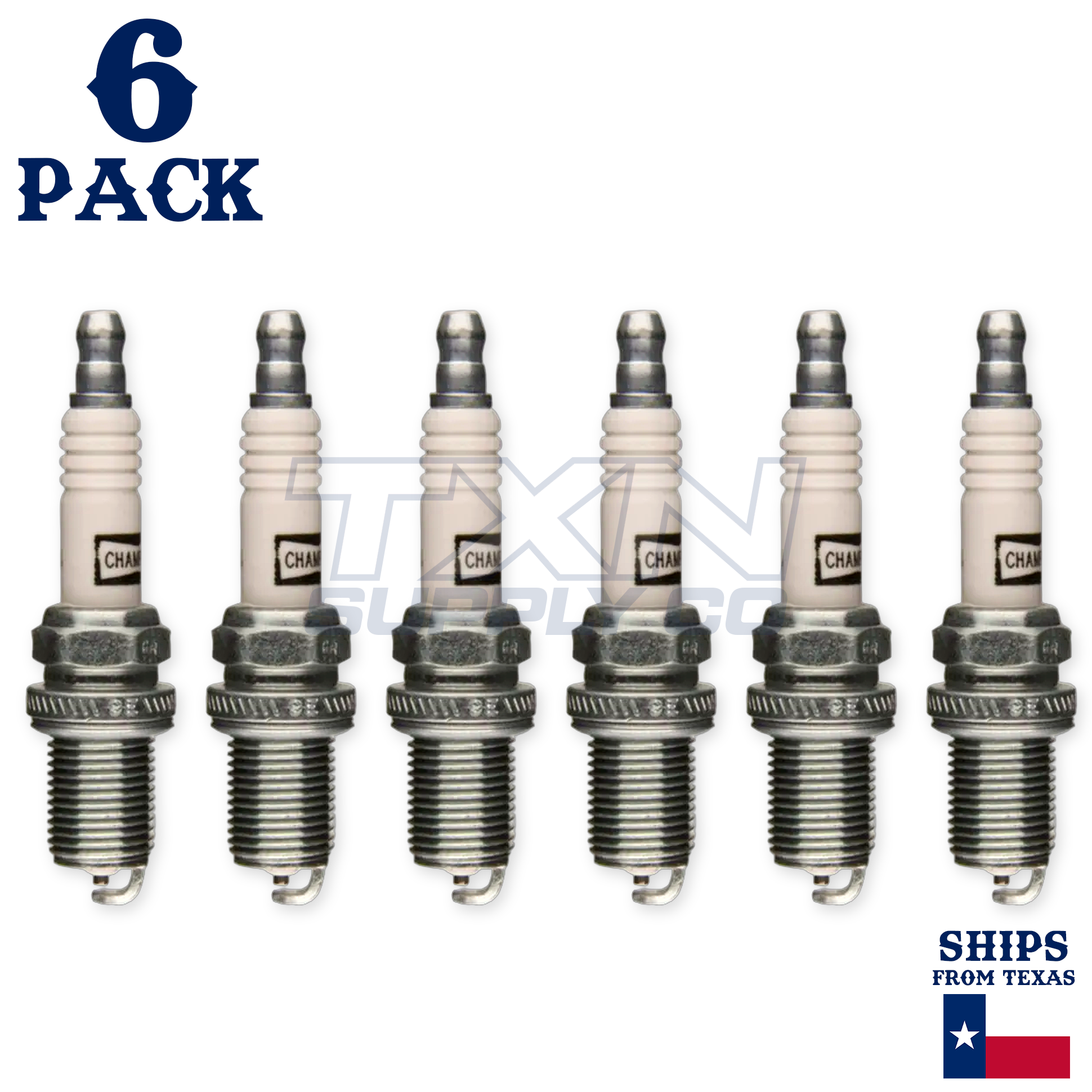 6 Pack Champion 3344 Spark Plug - For 2004-2006 Lexus ES330 3.3L - Image 2