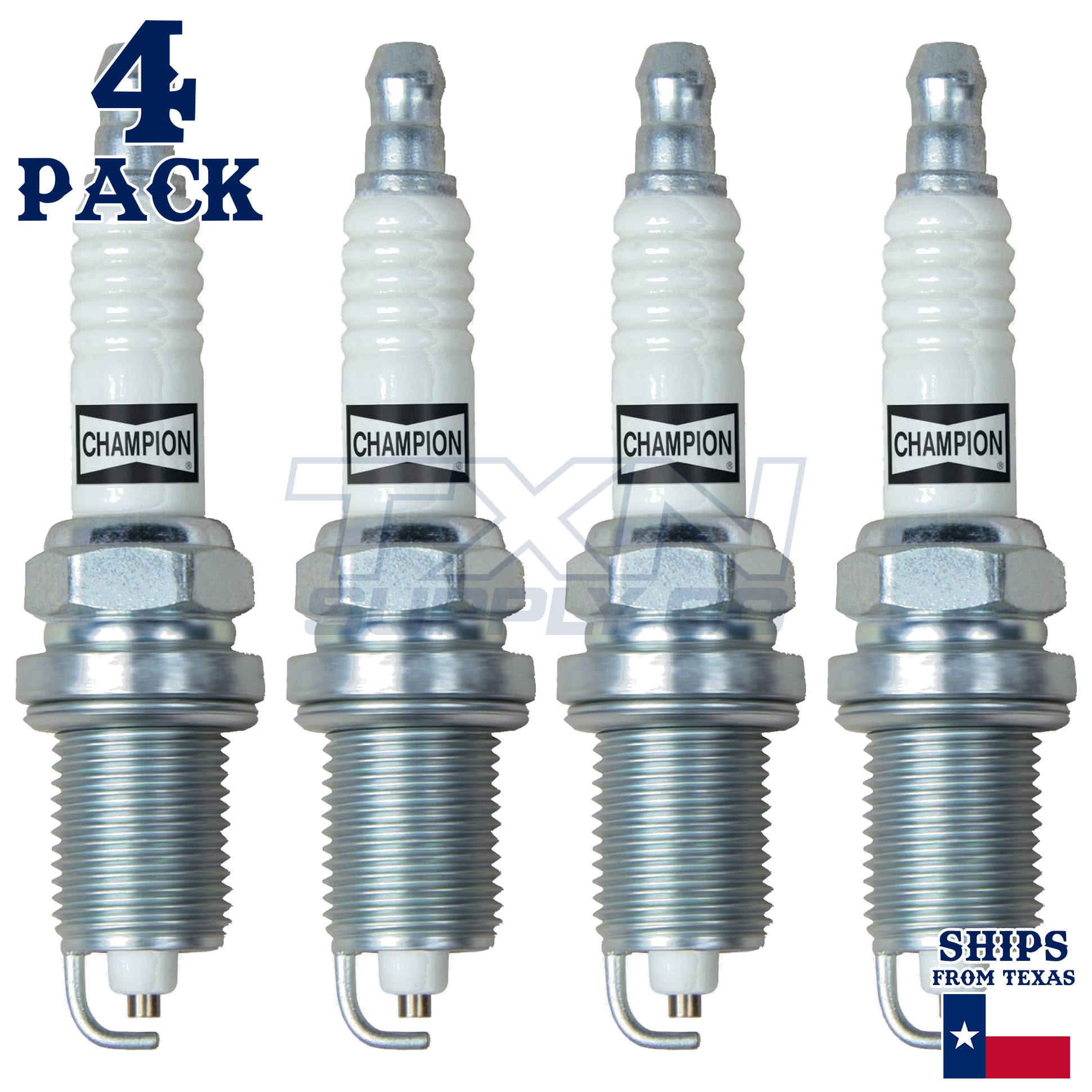 4 Pack Champion 434 Copper Plus Spark Plugs for 2001 Volkswagen Jetta 2.0L L4 - Image 2