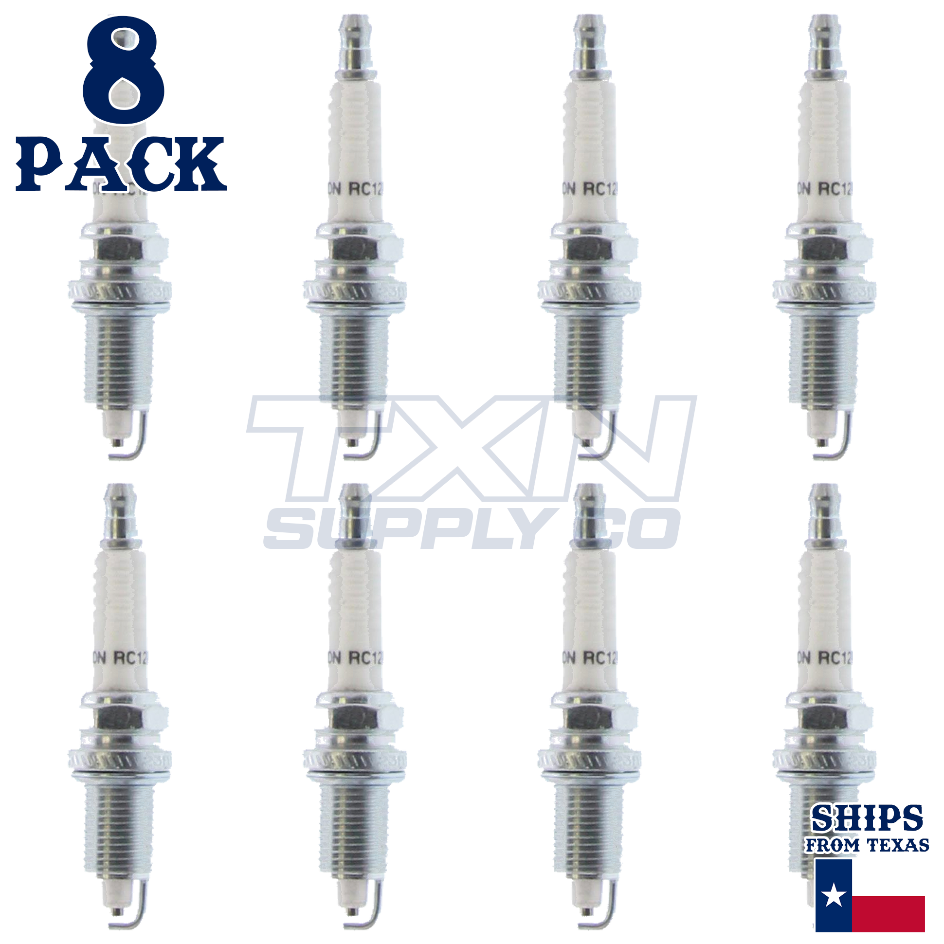 8 Pack Spark Plugs Champion 436 Copper Set for DODGE DURANGO 1998-2003 V8-5.9L - Image 2
