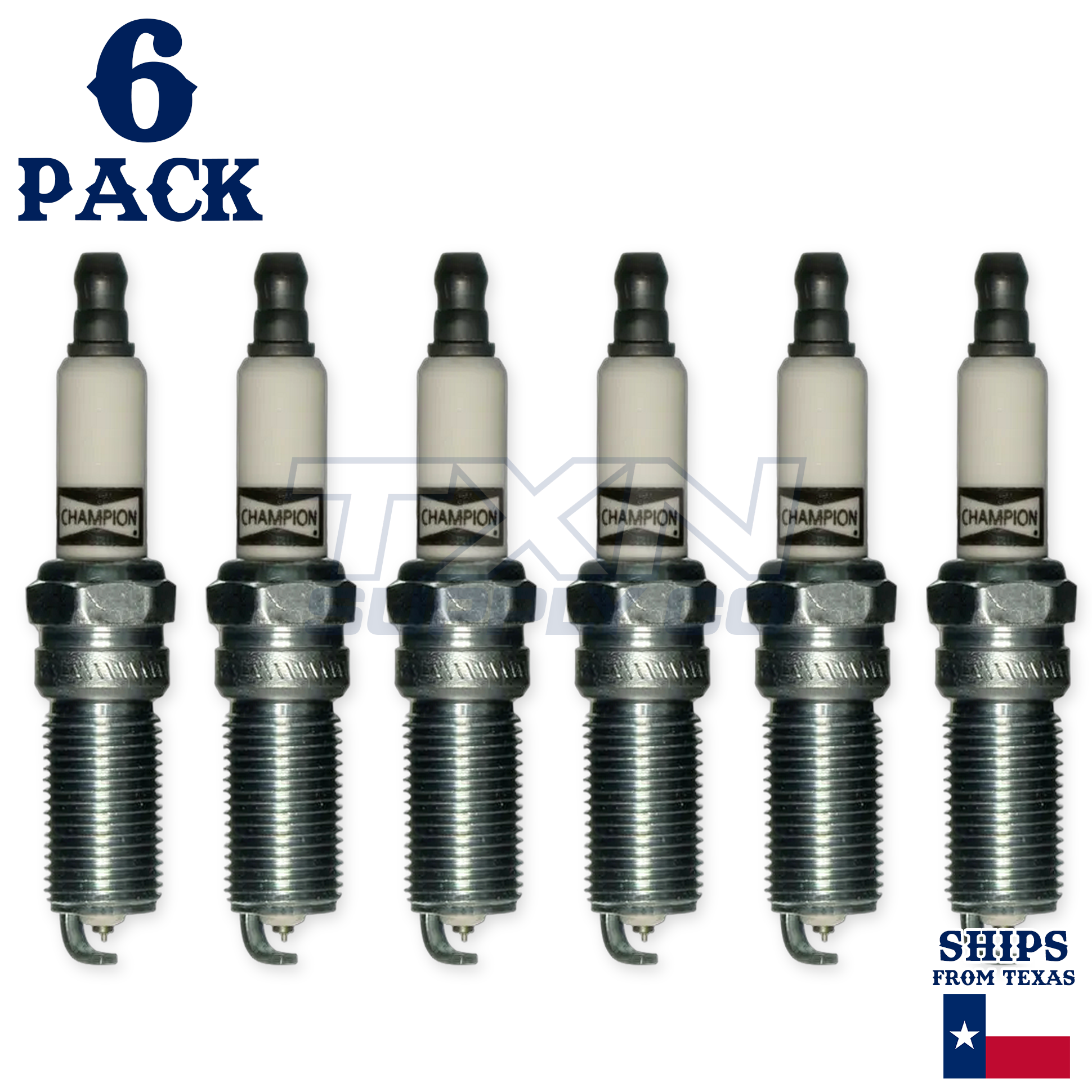 6 Pack Champion 7032 Spark Plug - For 2006-2007 Dodge Charger 2.7L - Image 2