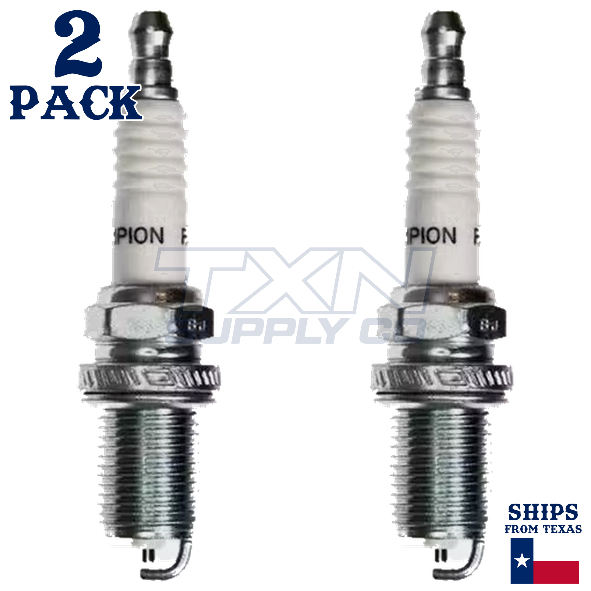 2 Pack Champion 71 Spark Plug - For 2003-2004 John Deere Lawn Tractor L110 M78543 - Image 2