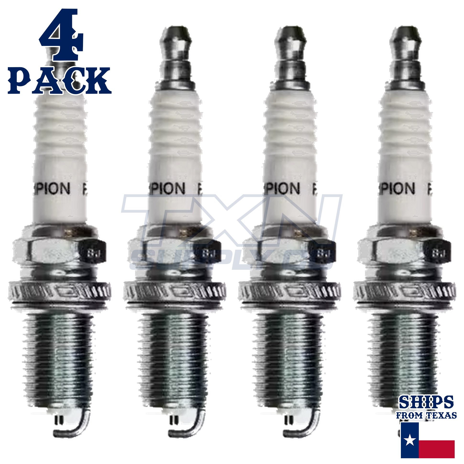 4 Pack Champion 71 Spark Plug - For 2004-2005 John Deere Lawn Tractor L118 M78543 - Image 2