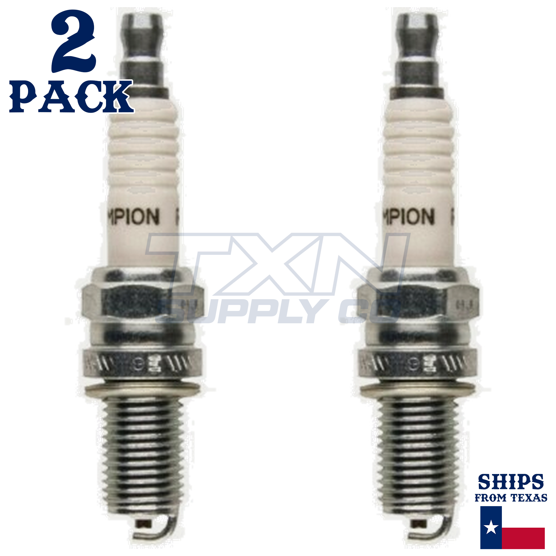2 Pack Champion 810 Spark Plug - For 1999-2006 FLHTCUi 1450 Electra Glide Ultra Clas - Image 2