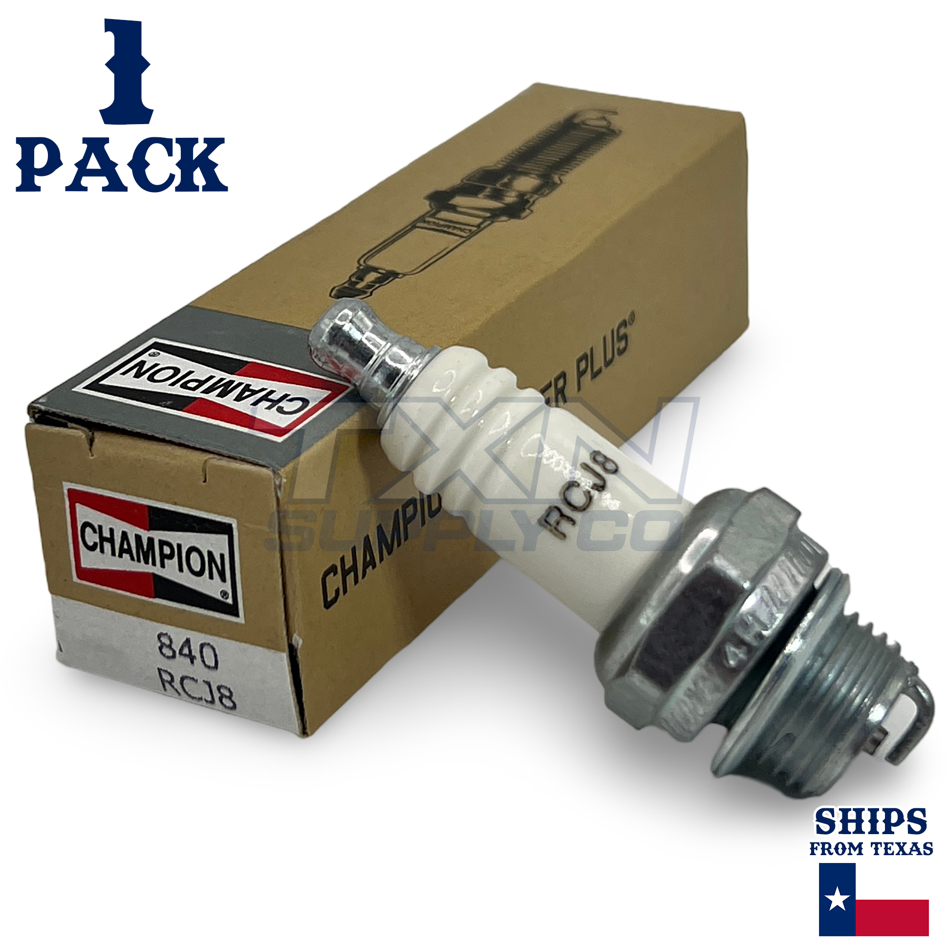 Champion Copper Plus Small Engine 840 Spark Plug (Carton of 1) - RCJ8