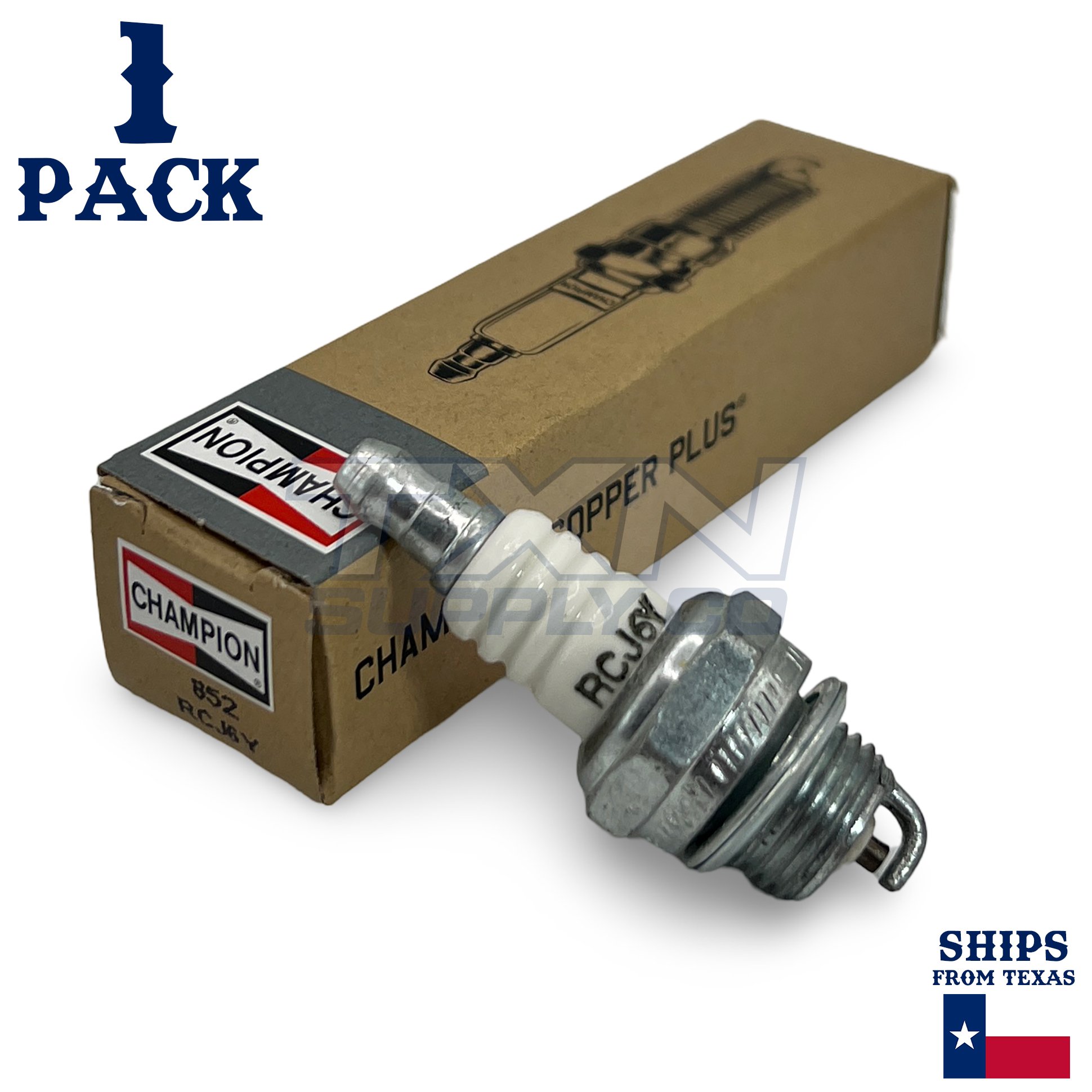 1 Pack Champion RCJ6Y Spark Plug - For STIHL FS 160 Trimmer Cutter